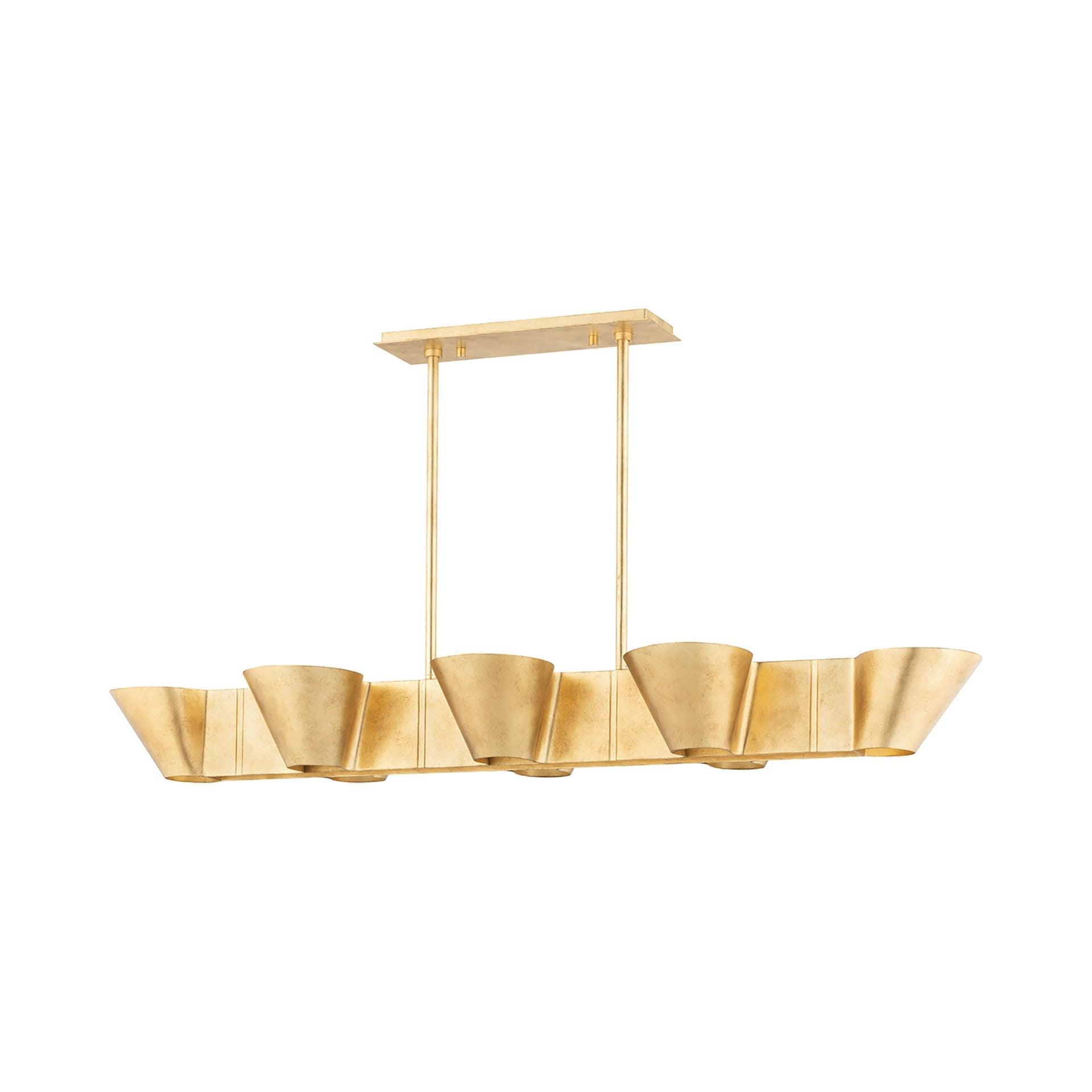 Hudson Valley Lighting Reeve 8 - Light Gold Kitchen Island Pendant