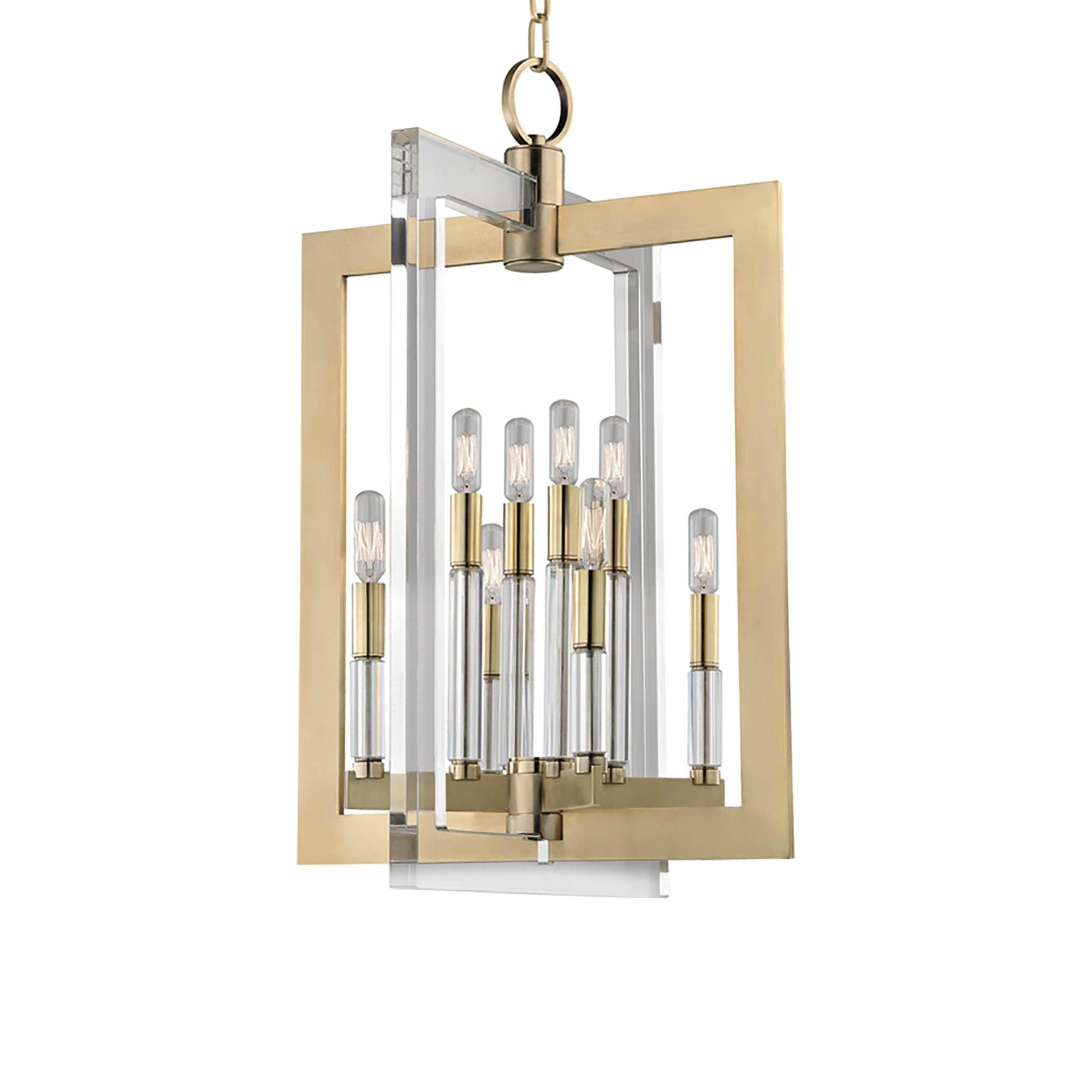 Hudson Valley Lighting Wellington 8 - Light Dimmable Geometric Chandelier