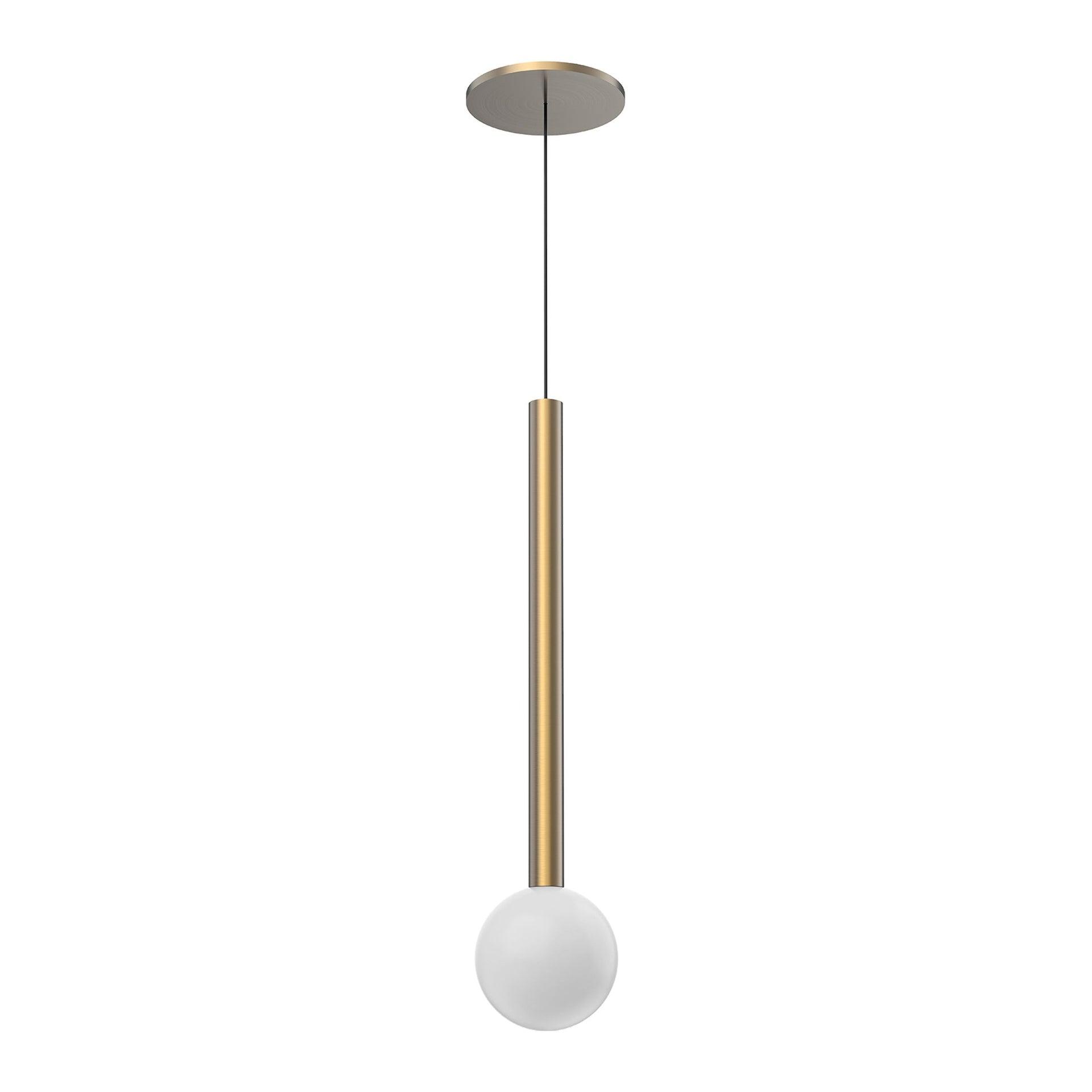 Elixir Single Light Glass Dimmable LED Pendant