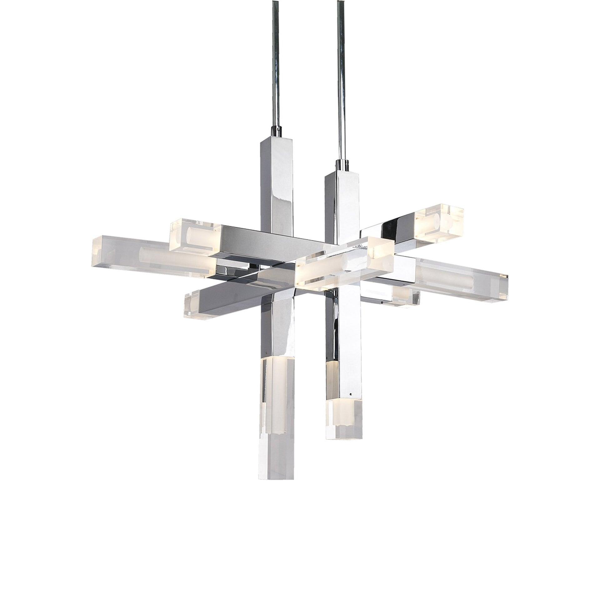 Kuzco Lighting Martelo - Light Polished Chrome LED Unique/Statement Pendant