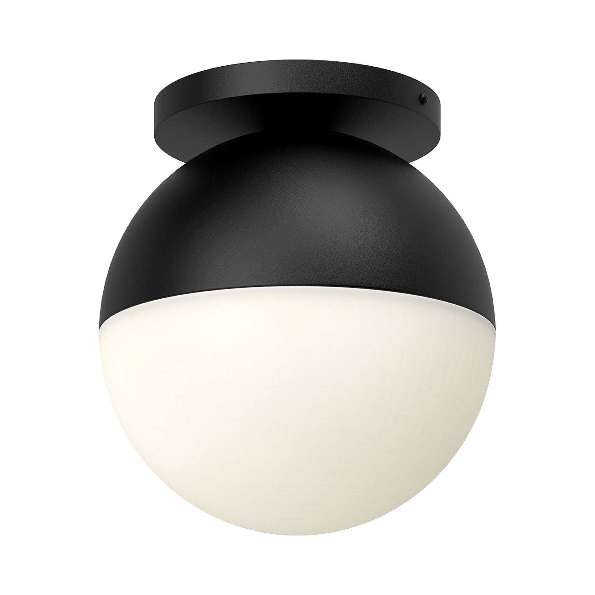 Monae Single Light Glass Flush Mount