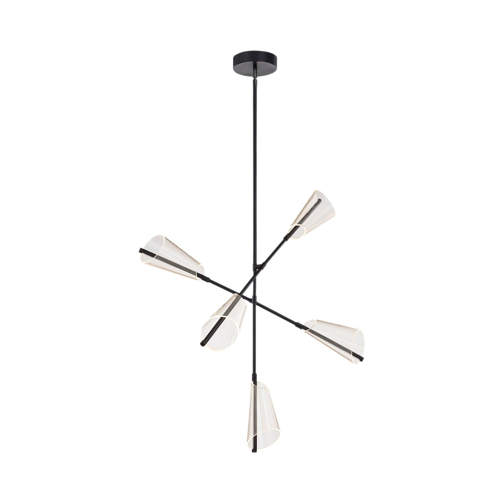 Kuzco Lighting Mulberry 5 - Light LED Modern Linear Chandelier