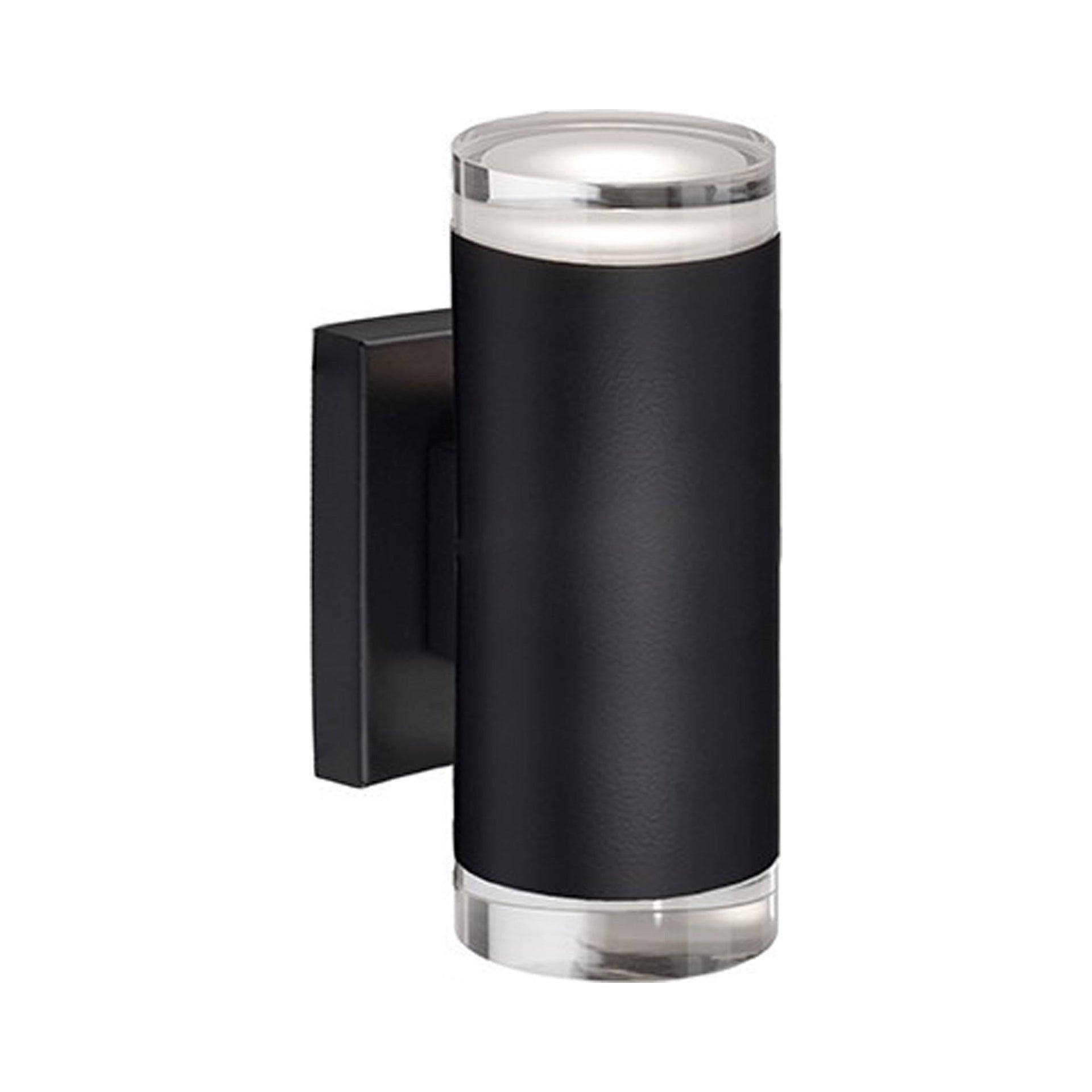 Elegant Modern Black Cylinder Dimmable Wall Sconce