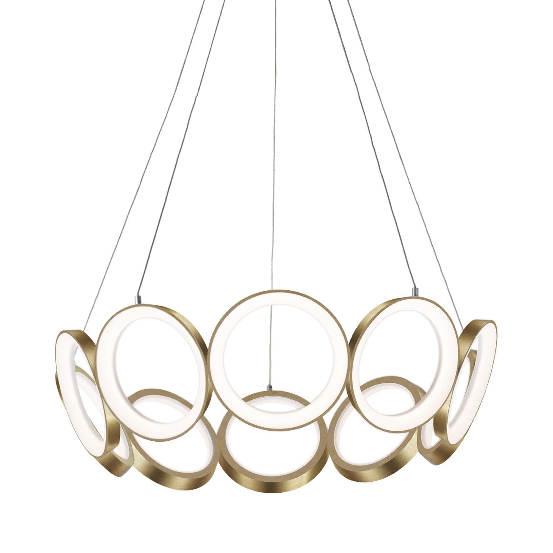 Kuzco Lighting Oros 10 - Light Dimmable LED Classic / Traditional Chandelier