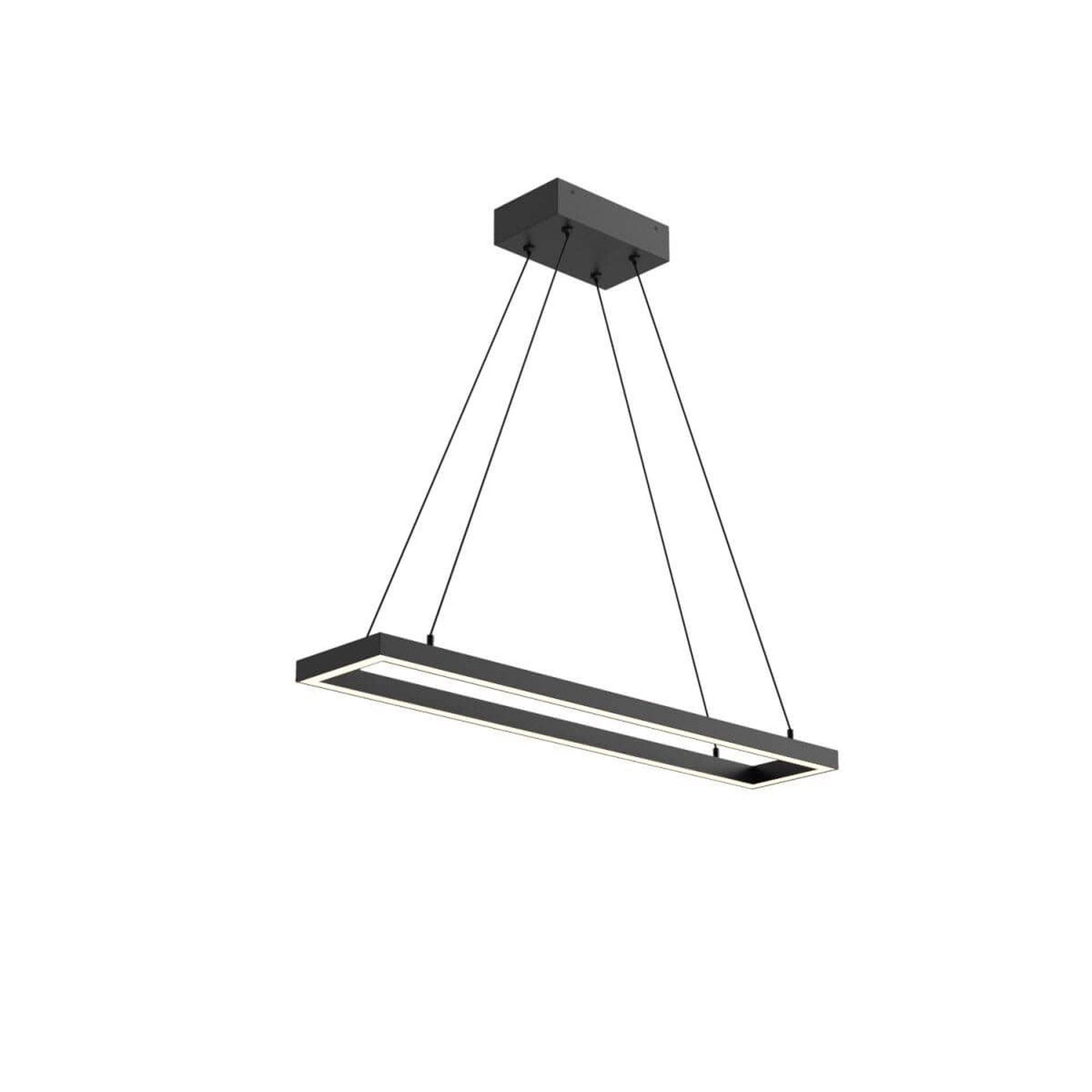 Piazza Dimmable LED Square / Rectangle Chandelier