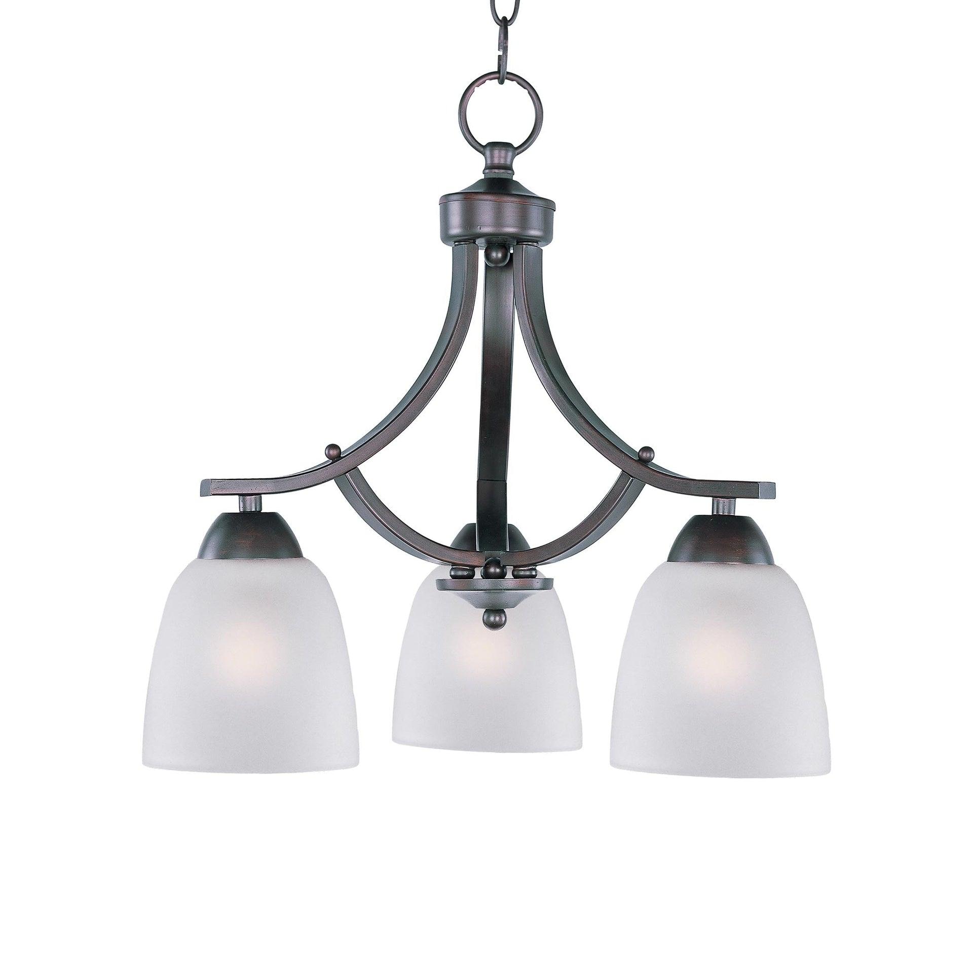 Maxim Lighting Axis 3 - Light Chandelier in  Oil Rubbed Bronze