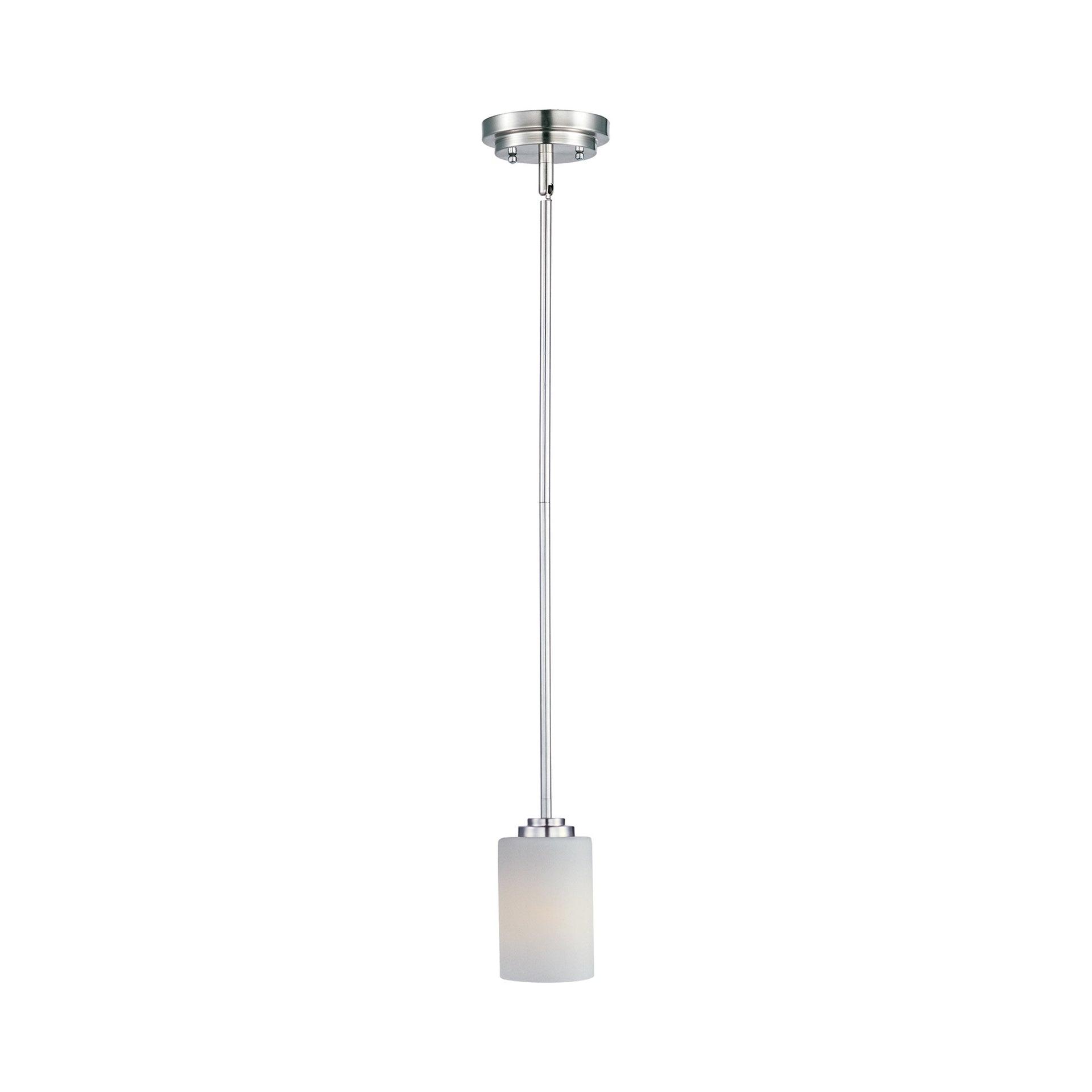 90030SWSN-Maxim Lighting-Deven - 1 Light Pendant In Modern Style-7.5 Inches Tall and 4 Inches Wide-Satin Nickel Finish