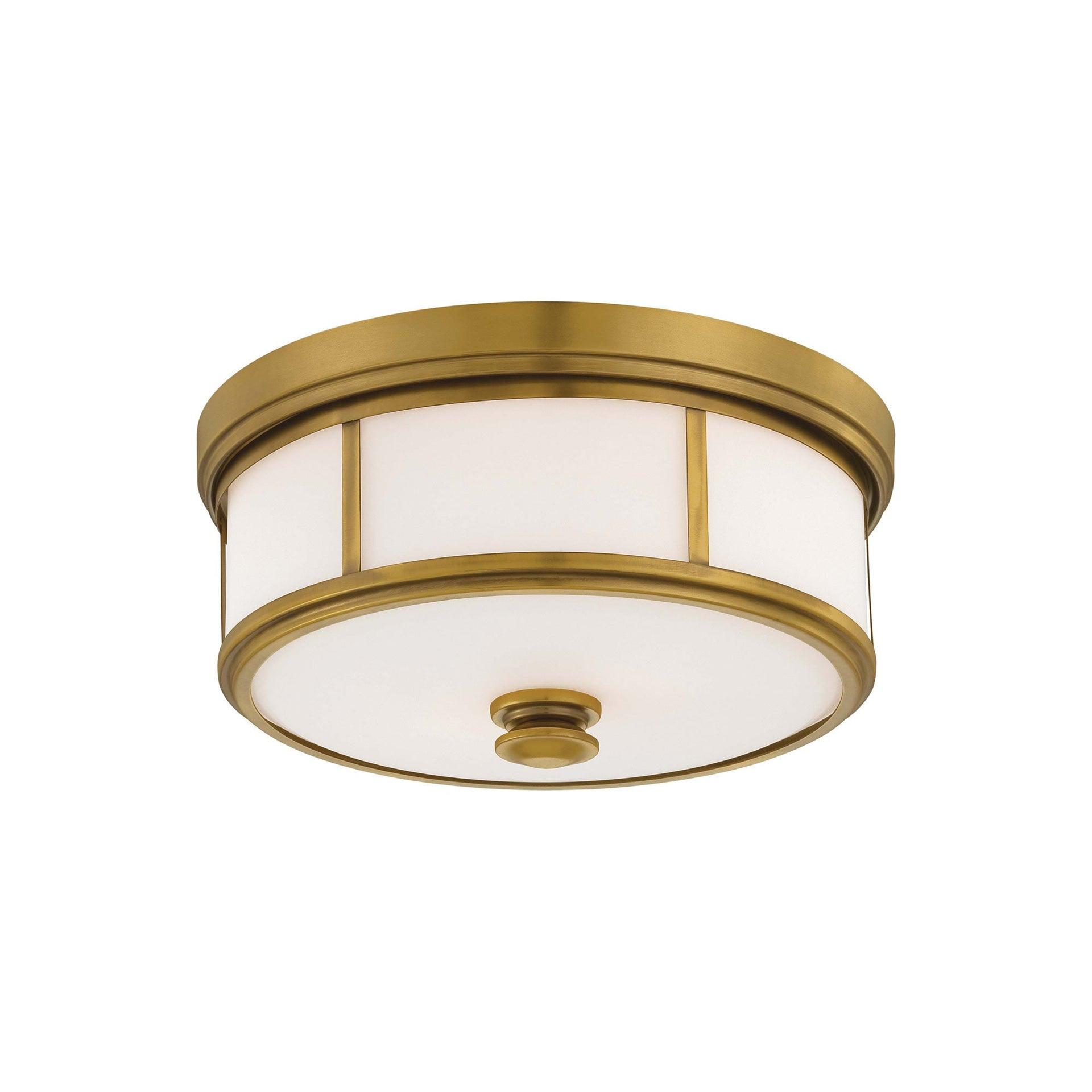 Minka Lavery - 3 Light Flush Mount in Traditional Style - 7 inches tall by 16