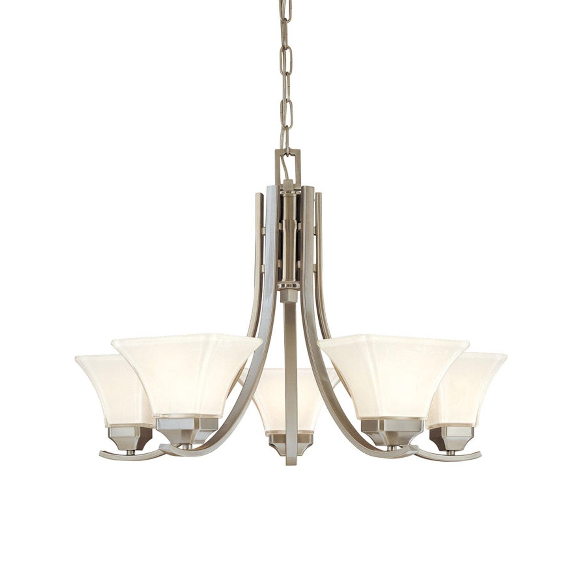 Minka Lavery - Agilis - Chandelier 5 Light Brushed Nickel in Contemporary Style