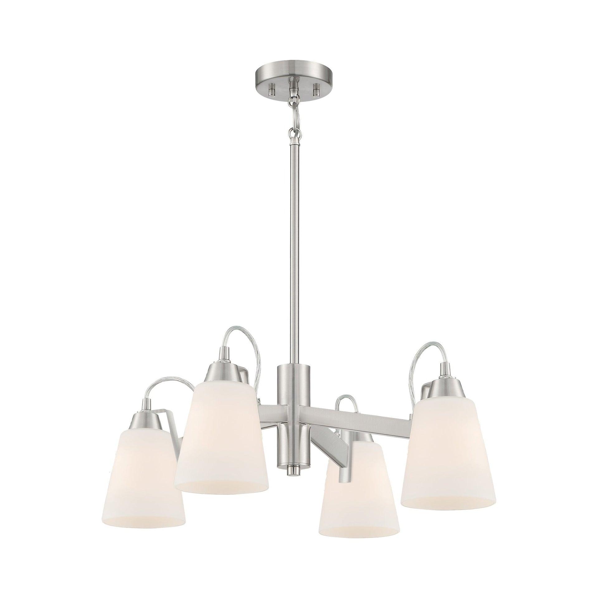 Minka Lavery Minka Lavery Beckonridge Coal With Clear Chandelier