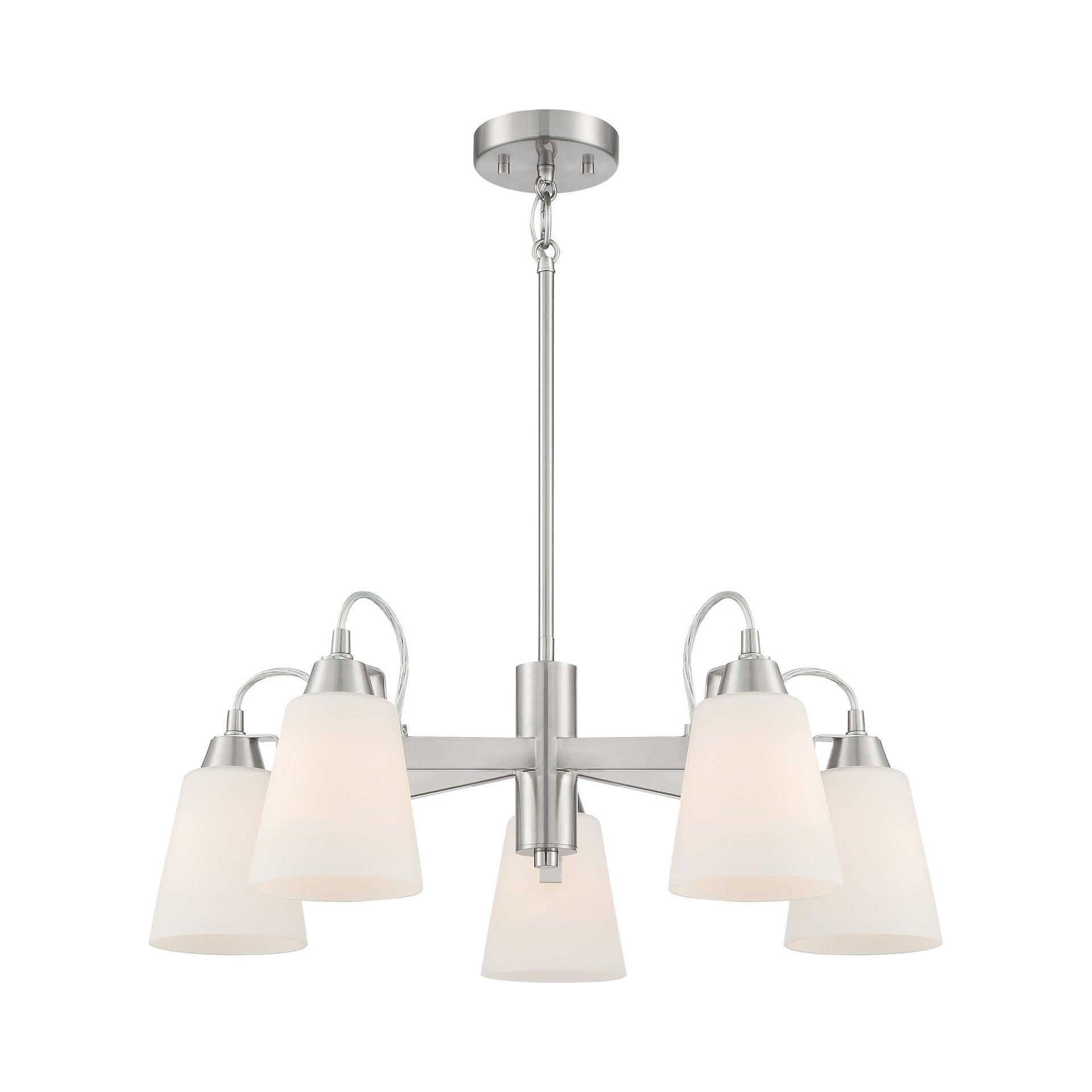 Minka Lavery Minka Lavery Beckonridge Coal With Clear Chandelier