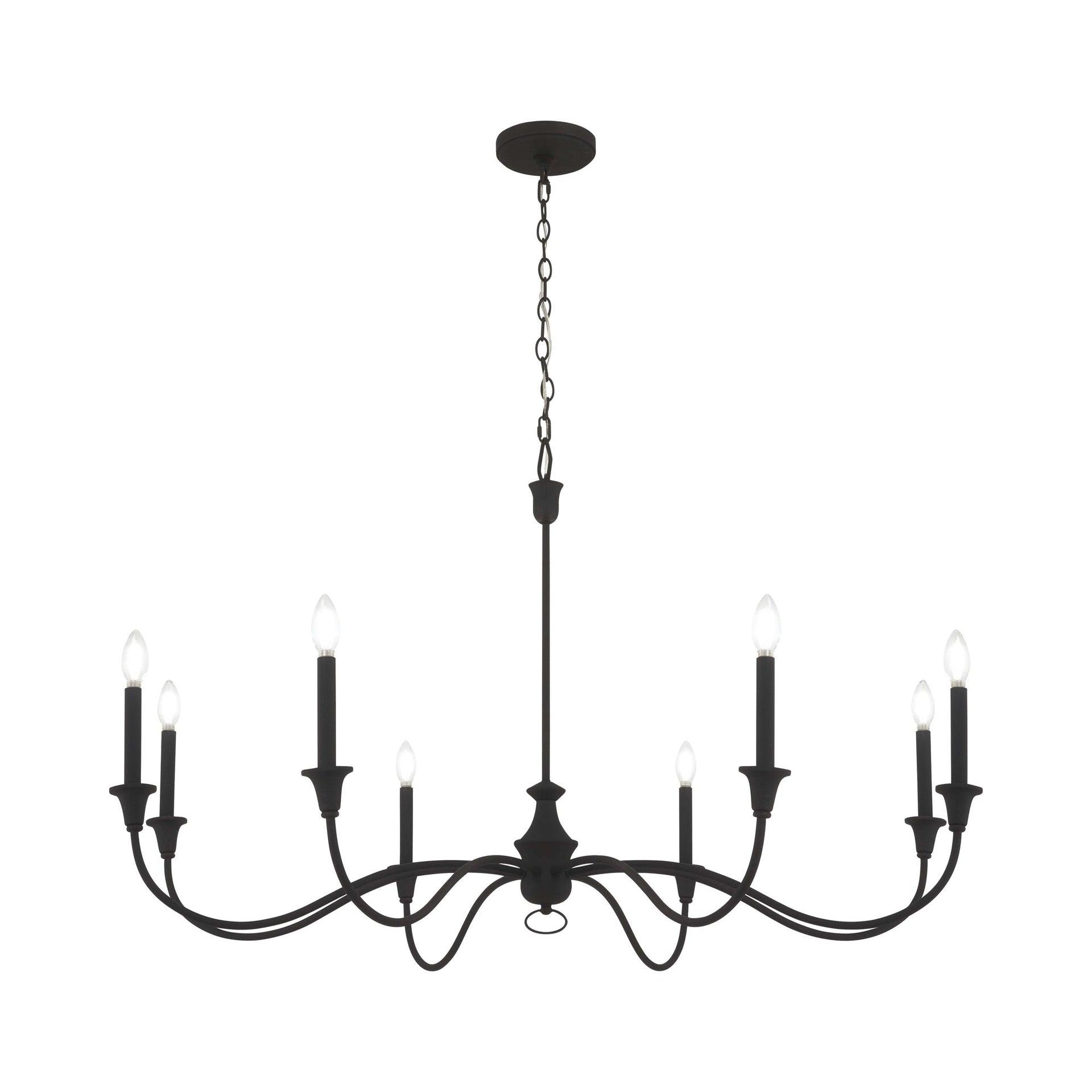 8 Light Chandelier-31.25 Inches Tall And 48 Inches Wide     -Traditional Installation Minka Lavery 6258-076