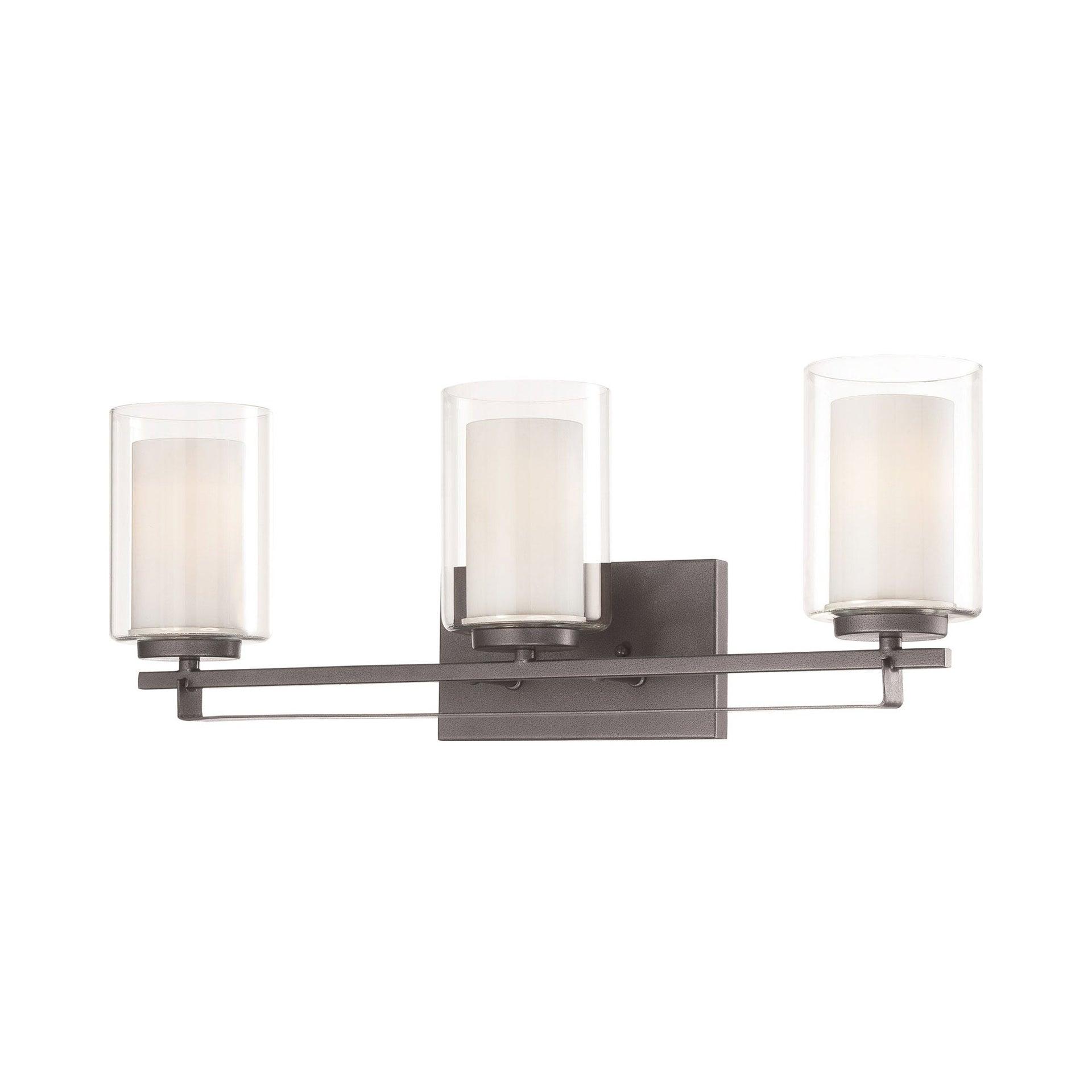 Minka Lavery Minka Parsons Studio 24" Wide Smoked Iron Bath Light