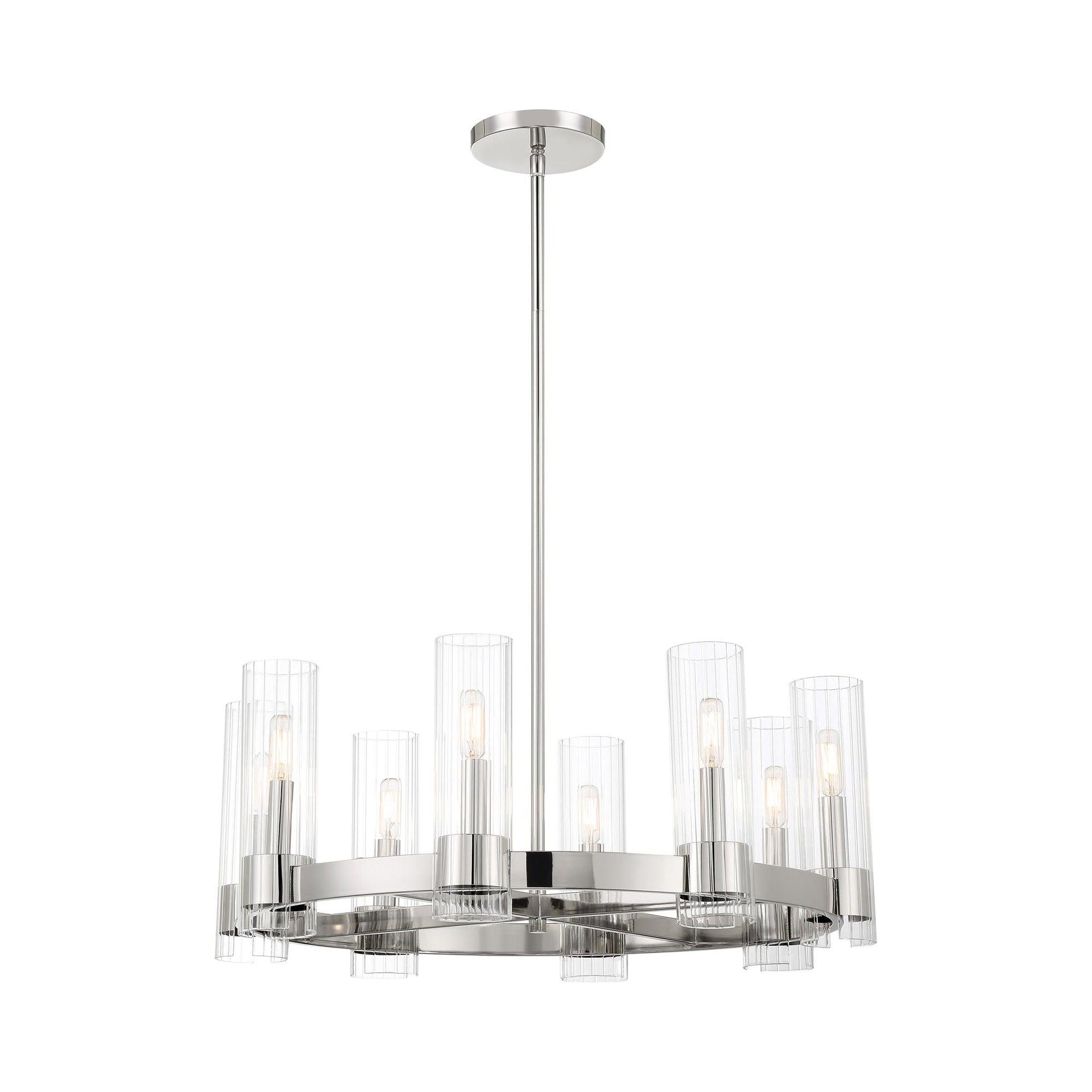 Minka Lavery - Vernon Place - 8 Light Chandelier In 28 Inches Tall and 28