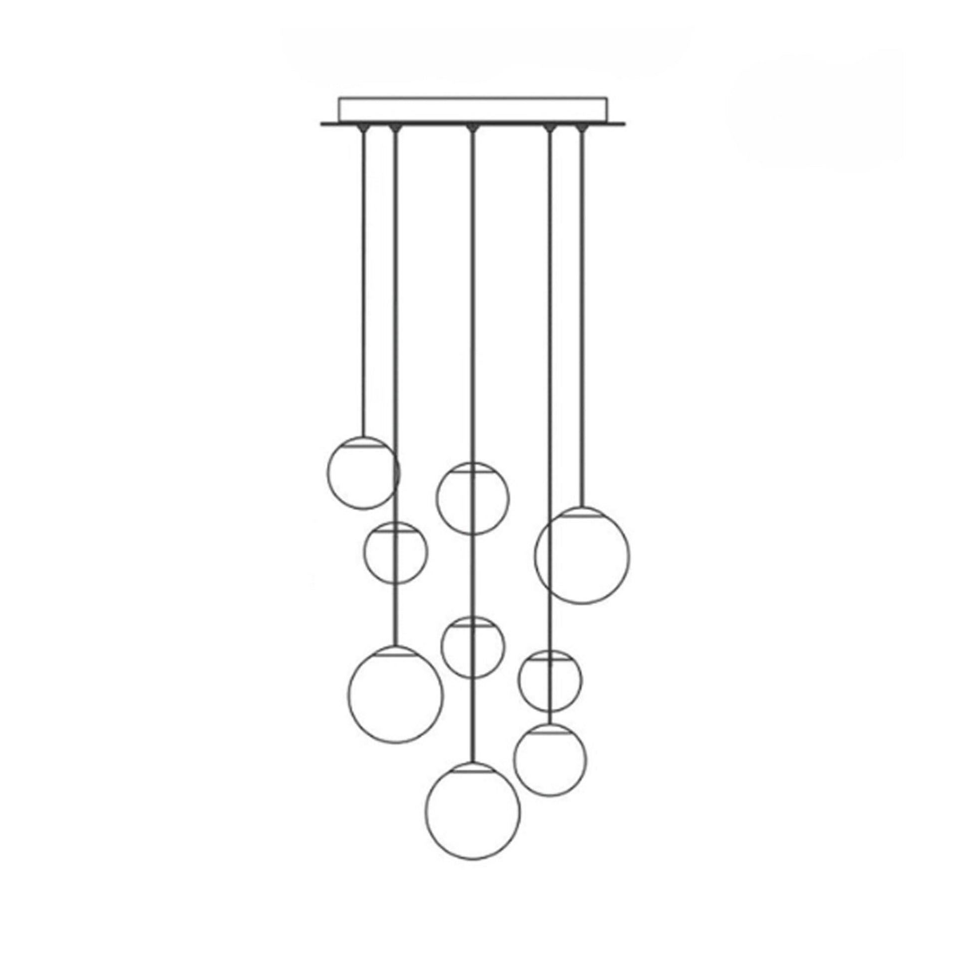 Pisces - Light LED Cluster Pendant