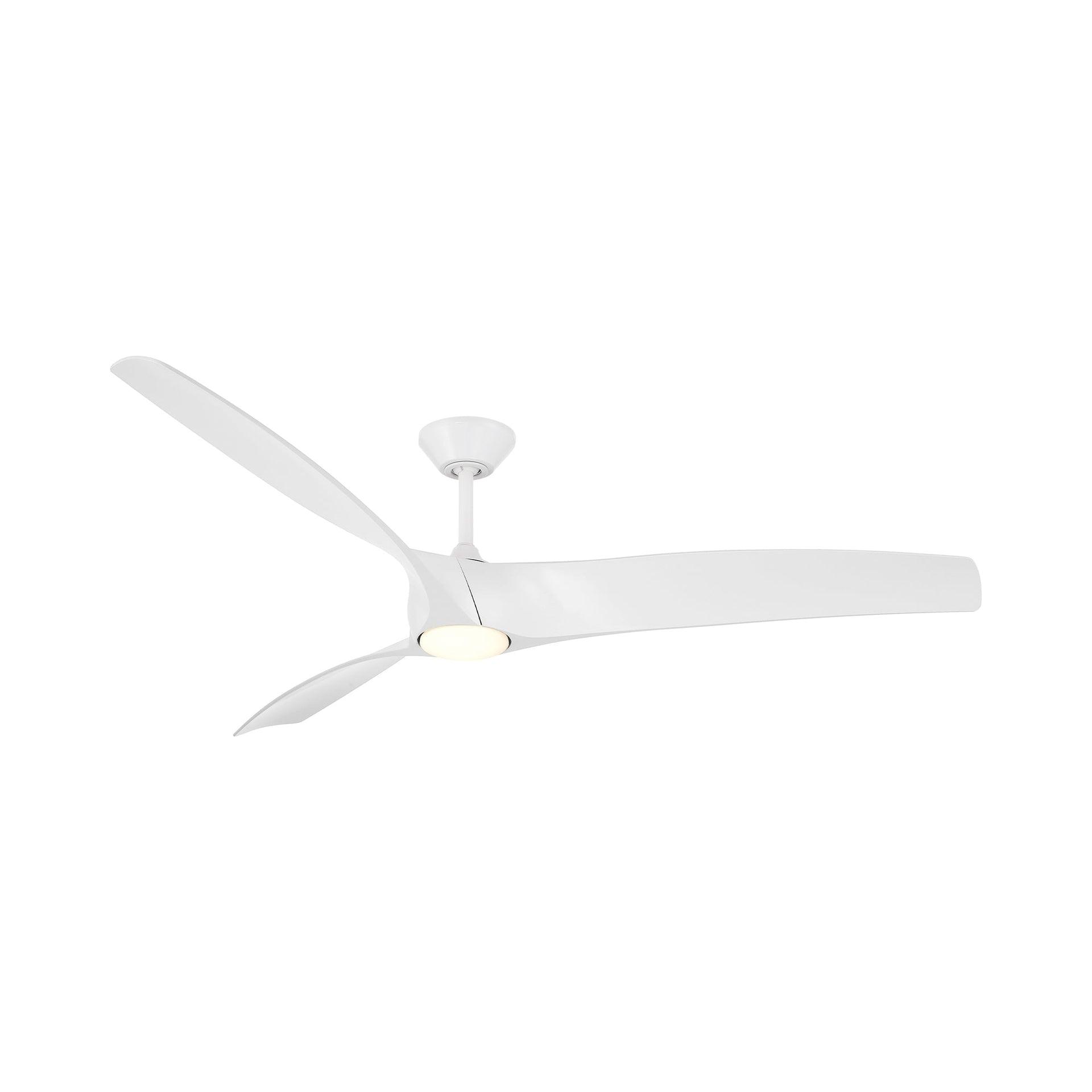 Zephyr 3 - Blade Outdoor/Indoor Smart Ceiling Fan with 2700K-3000K-4000K-5000K Selectable LED Light Kit and Remote Control Included