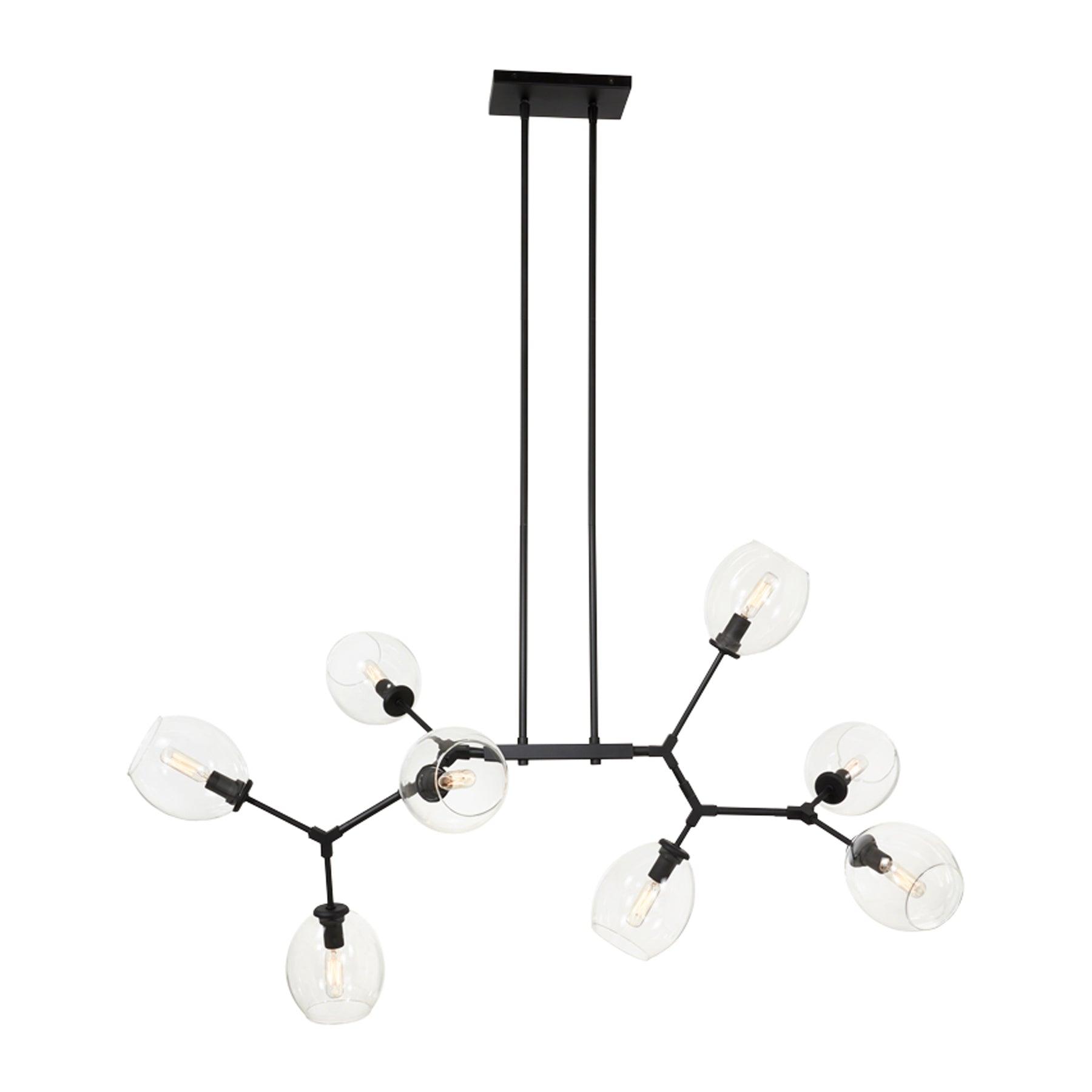 George Kovacs Lighting Nexpo 8 - Light Chandelier in Coal