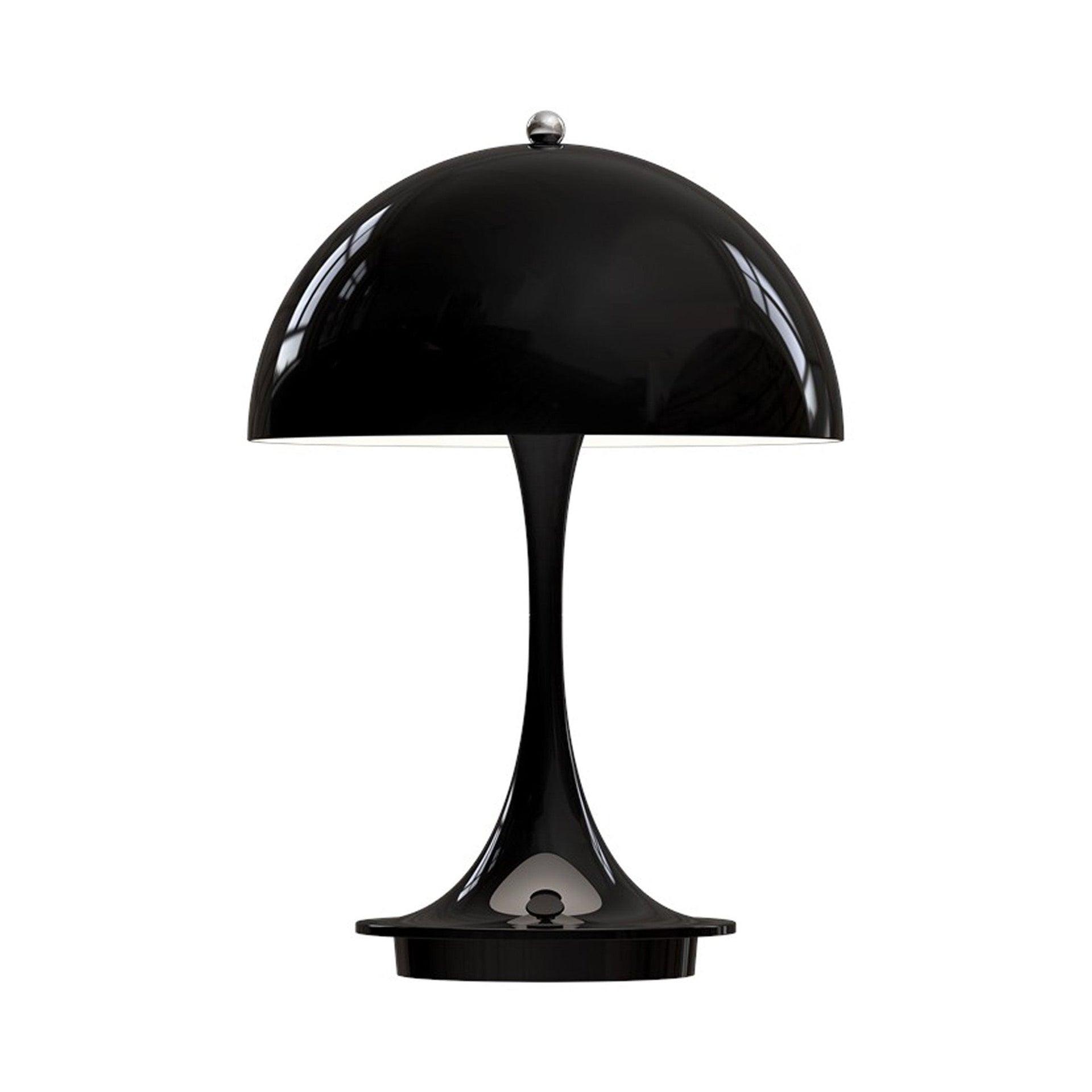 Black Acrylic Cordless Portable Outdoor Table Lamp