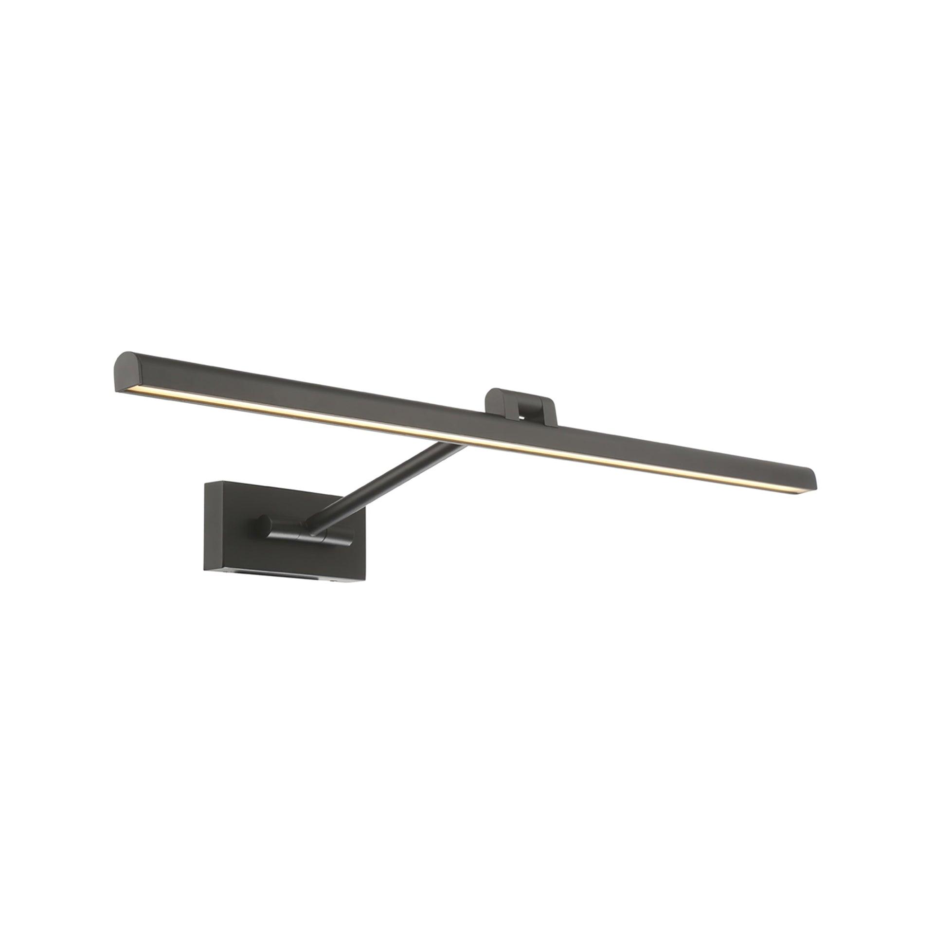 WAC Lighting Reed 33" LED Adjustable Aluminum Picture Light in Black