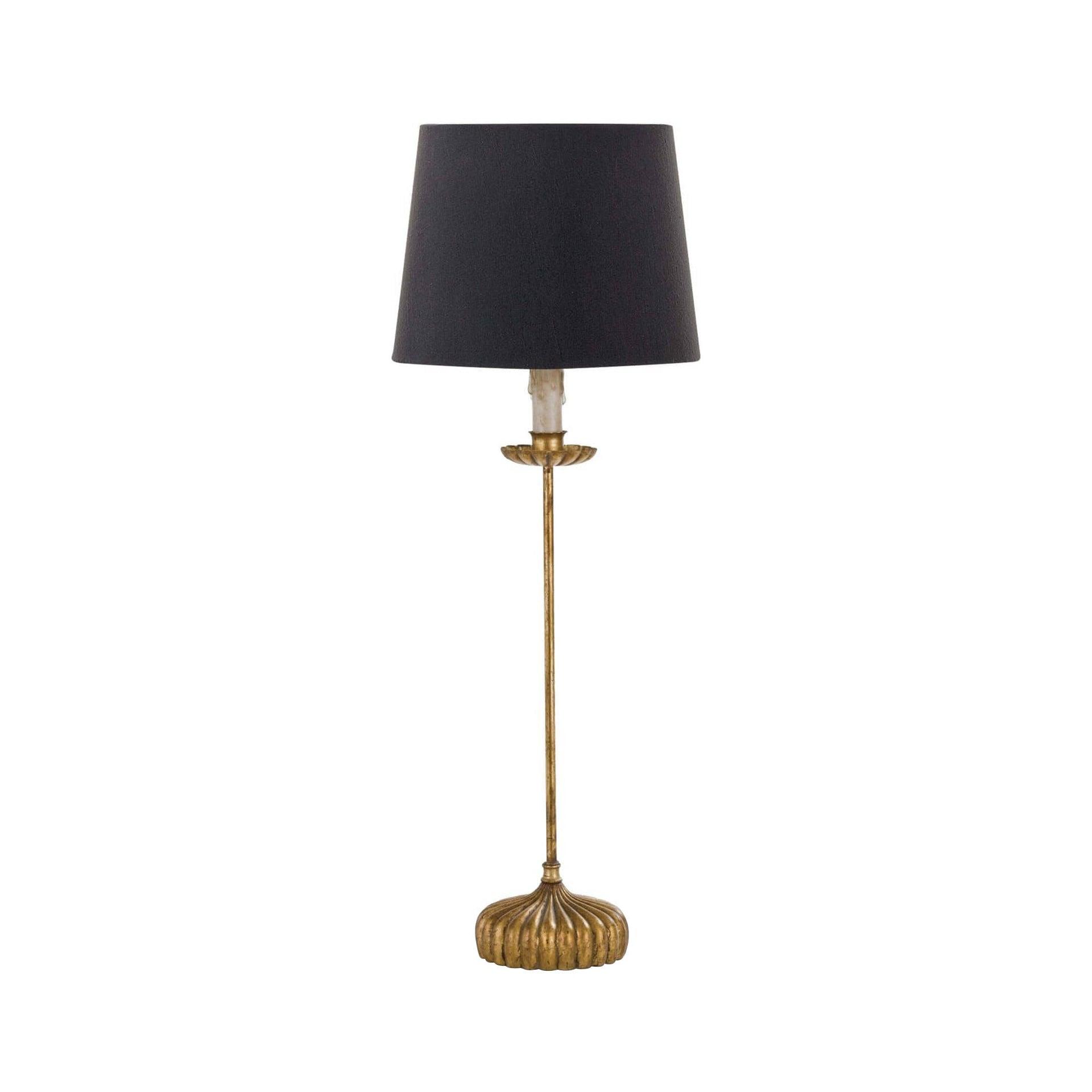 Regina Andrew Clove Stem Buffet Table Lamp With Black Shade