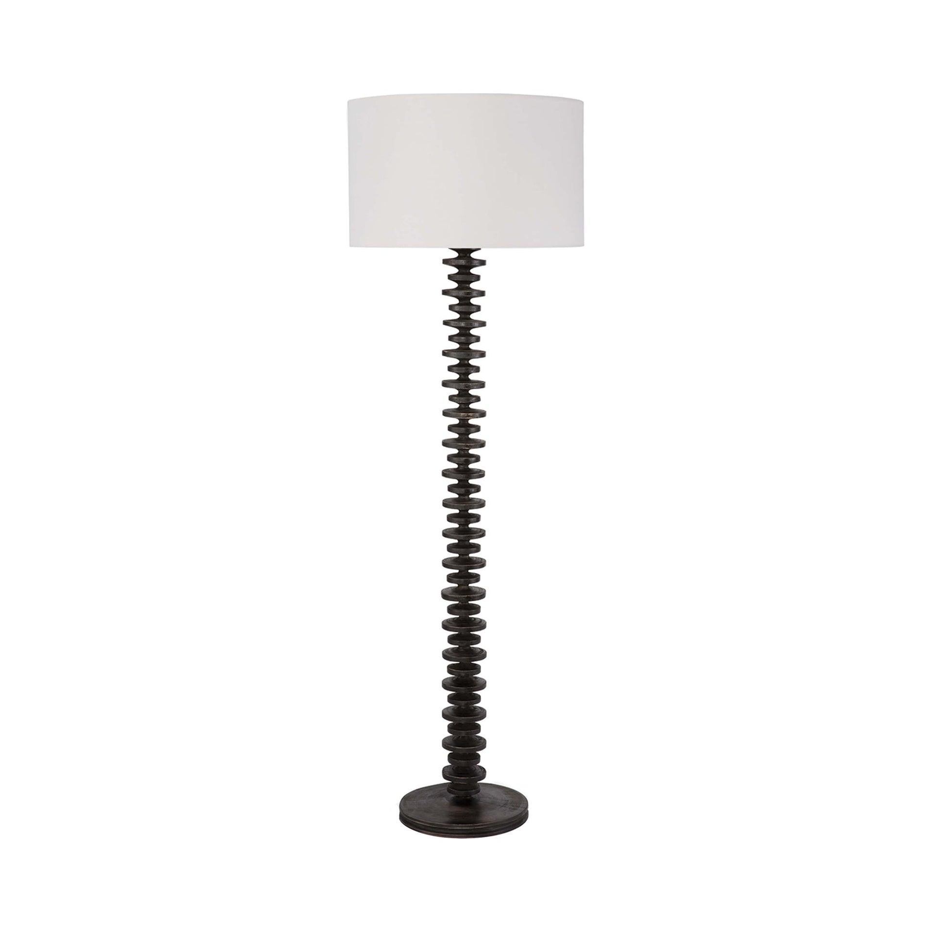 Fishbone Floor Lamp by Regina Andrew - Ebony