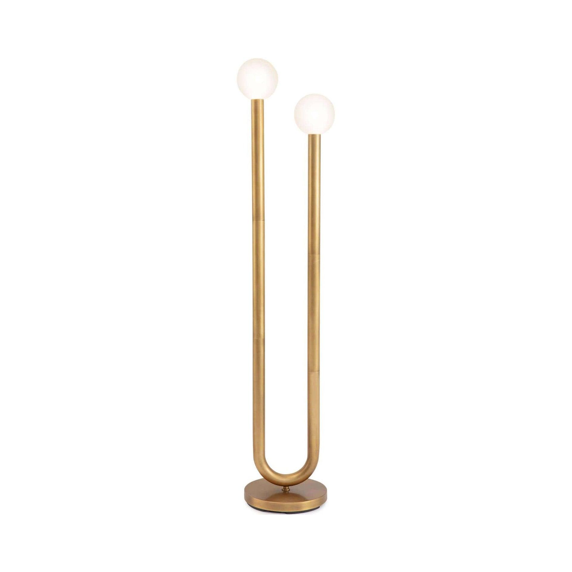 Happy Floor Lamp by Regina Andrew - Natural Brass