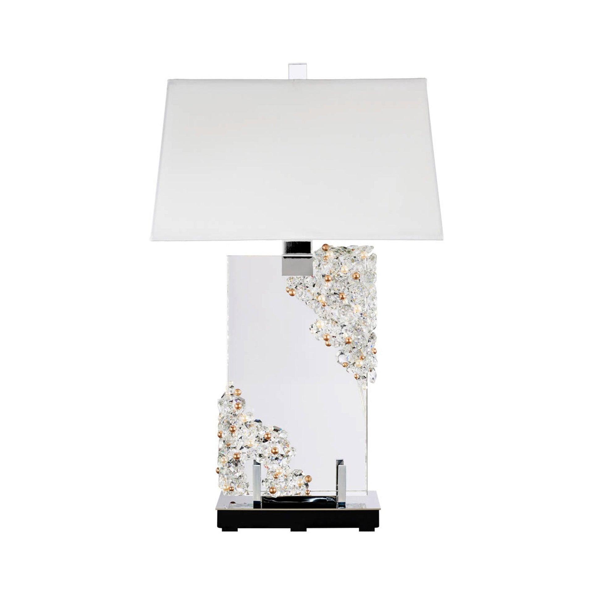 Schonbek Forever Auroa Metal Table Lamp