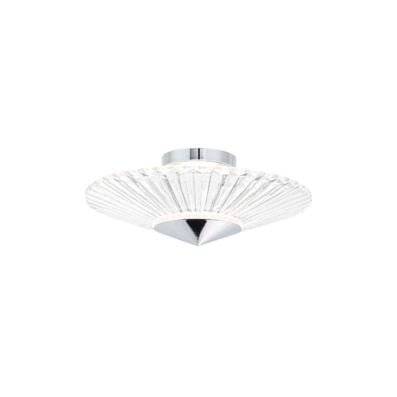 Origami Crystal LED Semi Flush Mount