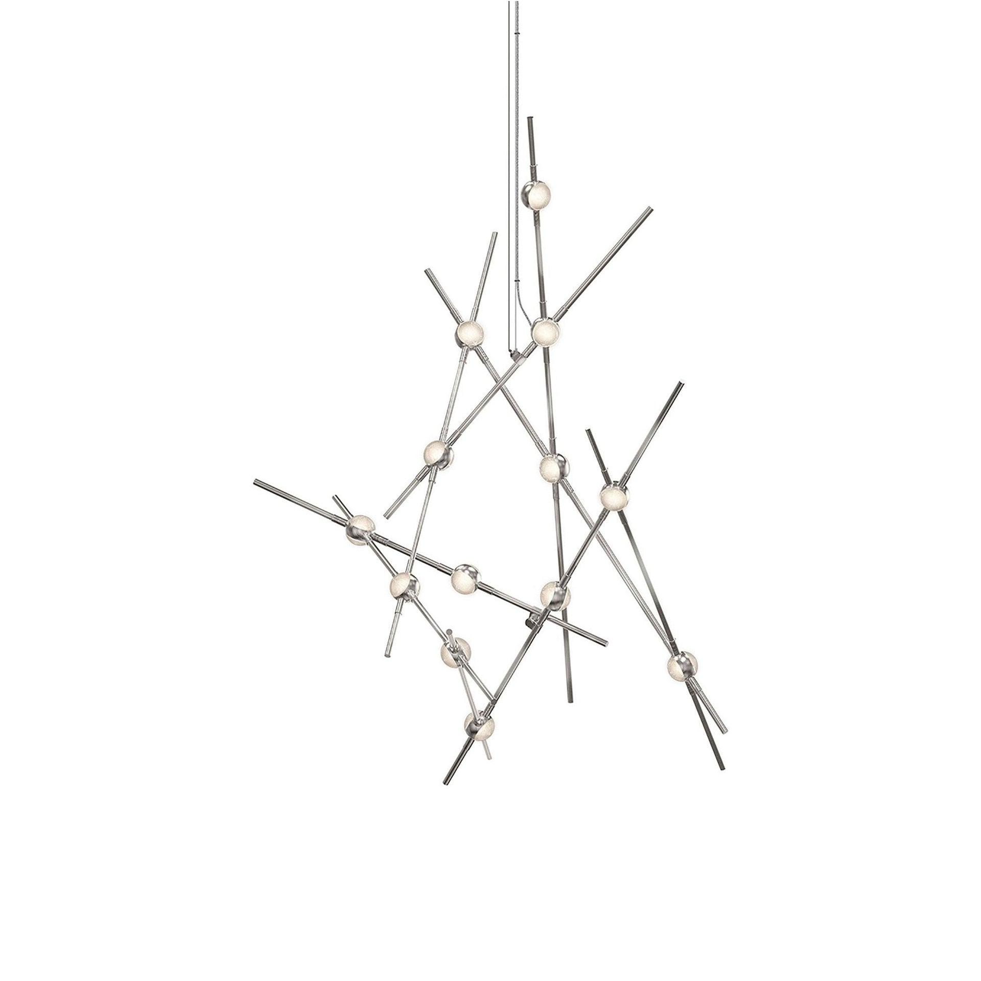 SONNEMAN Constellation® 13 - Light Dimmable LED Sputnik Modern Linear Chandelier