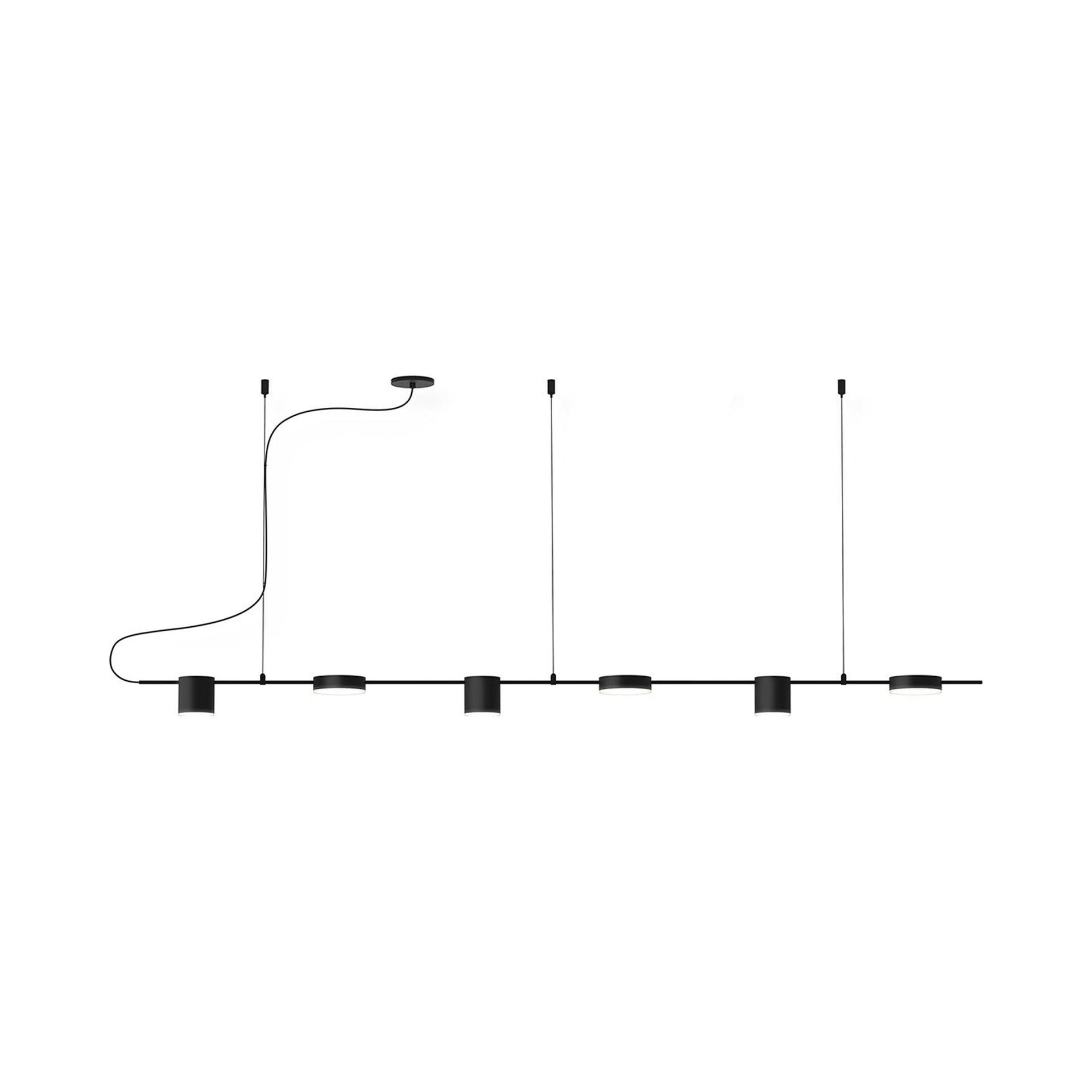 SONNEMAN Counterpoint™ 6 - Light LED Kitchen Island Pendant