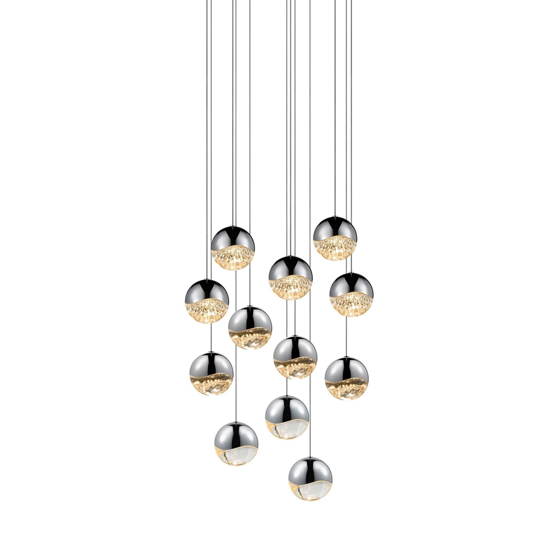 Grapes 12 - Light LED Cluster Pendant