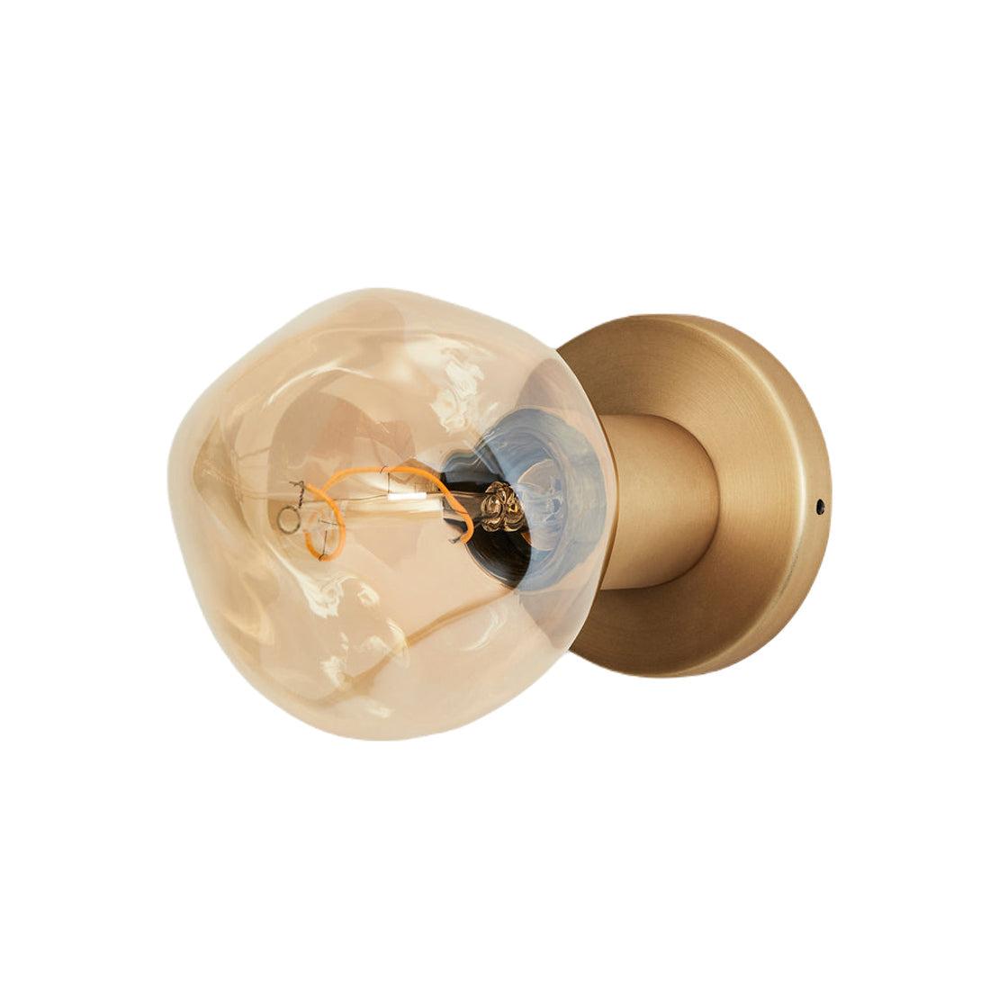 Lochan Outdoor Sconce with Voronoi I by Tala - Brass