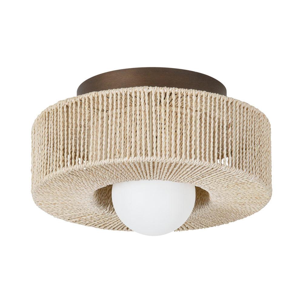 Embeth Flush Mount Light - Bronze / 14"Dia