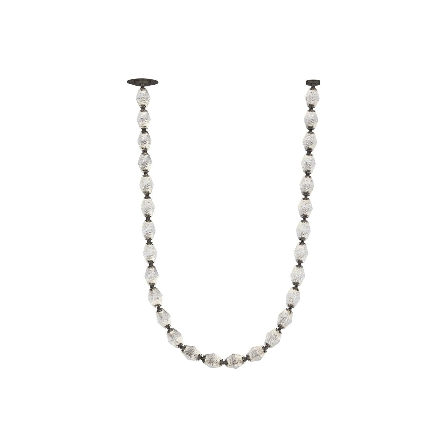 Collier Dark Bronze and Crystal LED Chandelier
