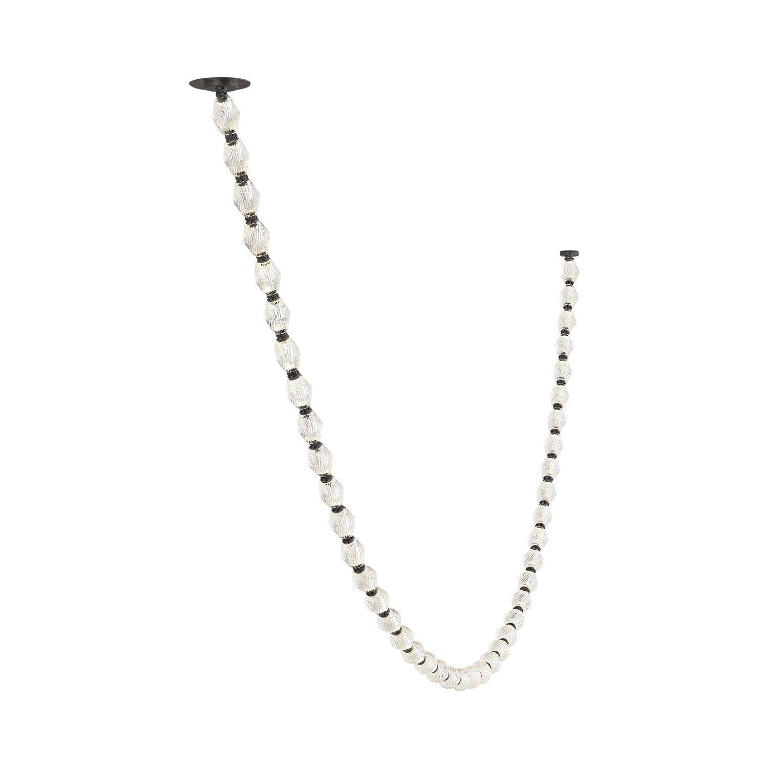 Collier Dark Bronze and Crystal LED Chandelier
