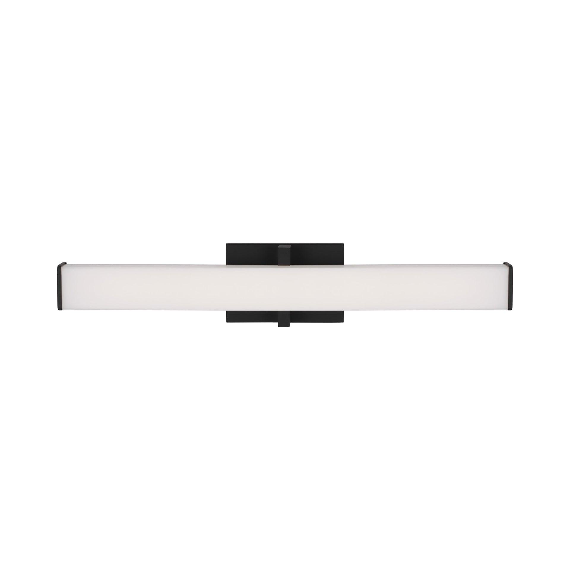 Ellis 24" Nightshade Black Acrylic LED Bath Bar