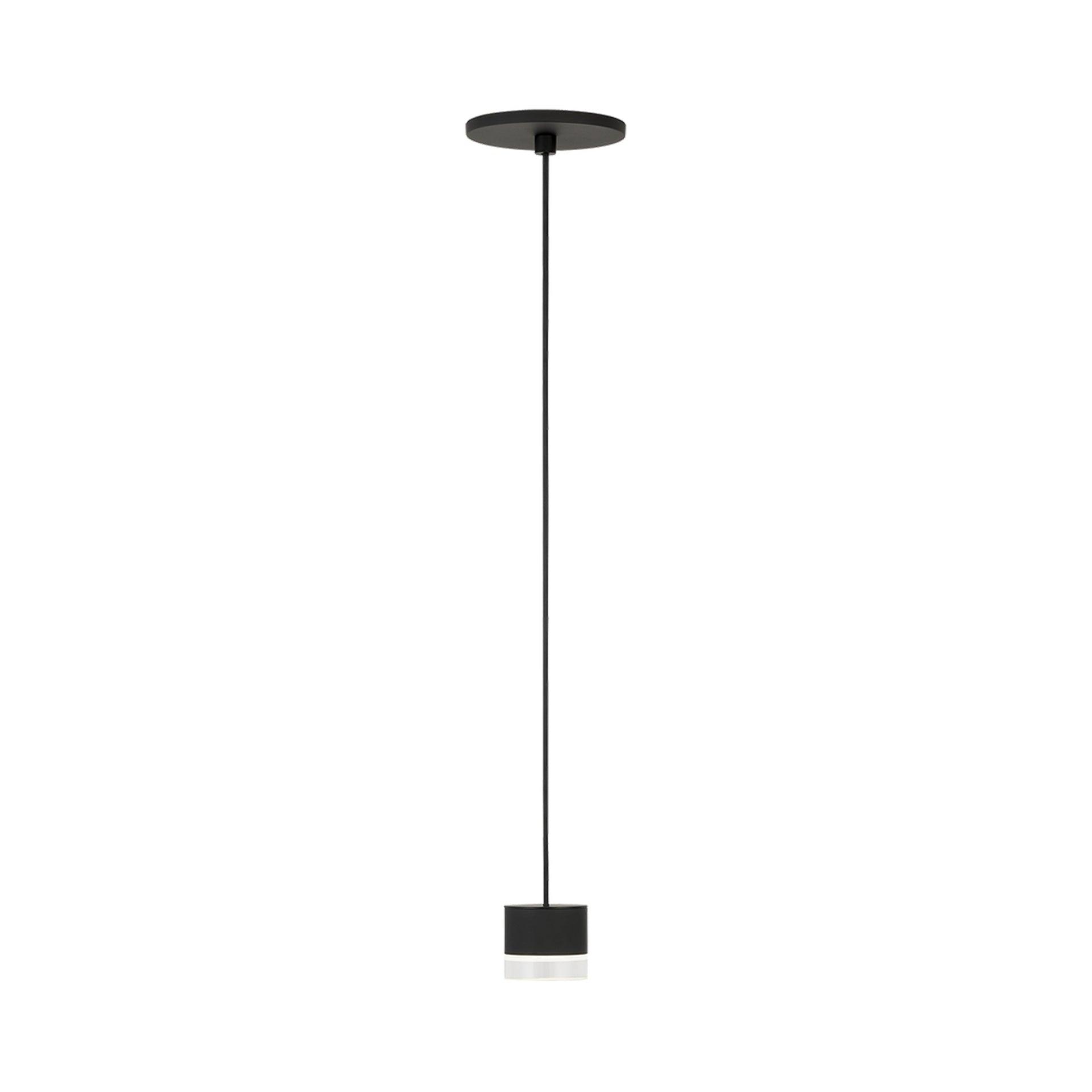 Nightshade Black Crystal LED Indoor/Outdoor Pendant Light
