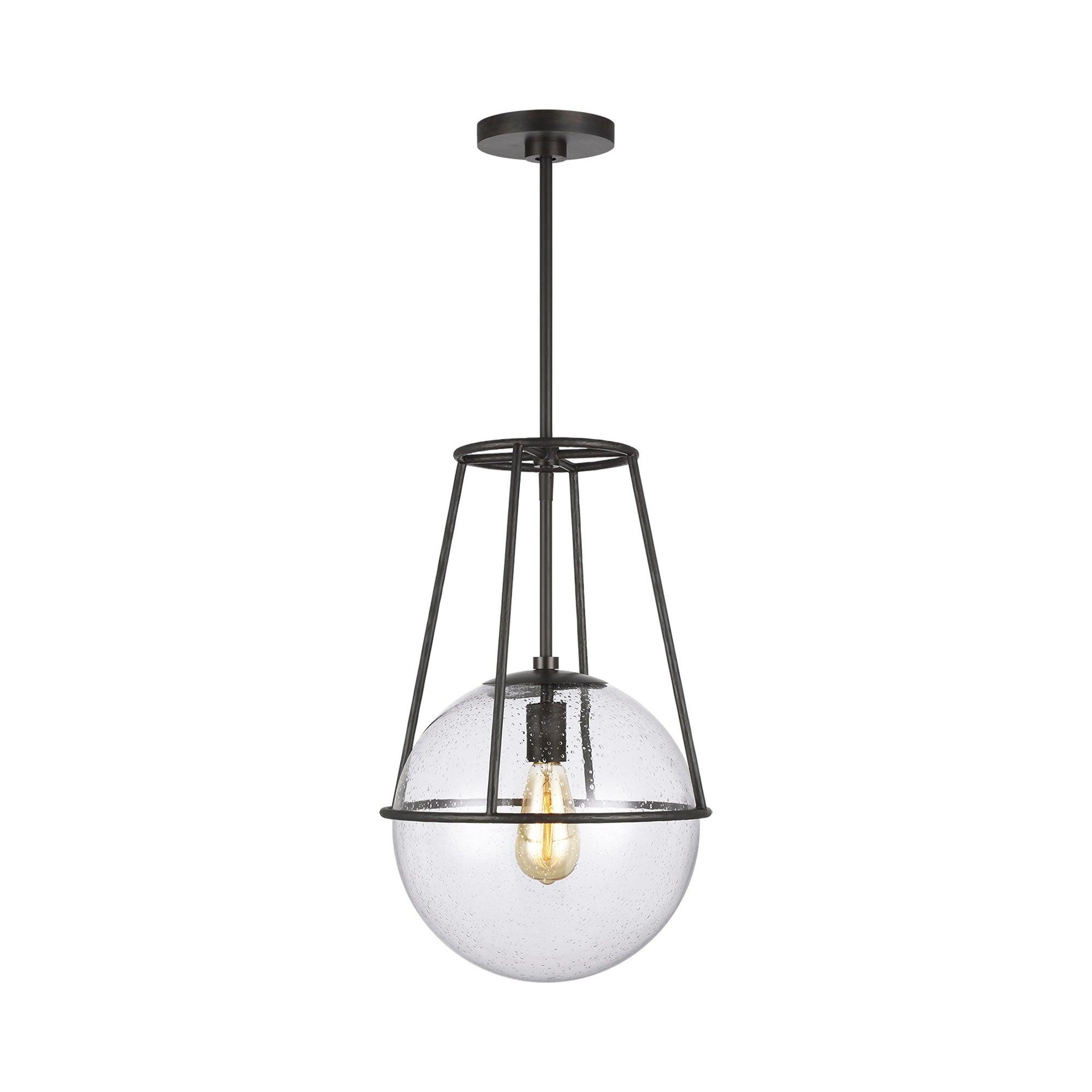 Atlas 1 - Light Aged Iron Single Pendant