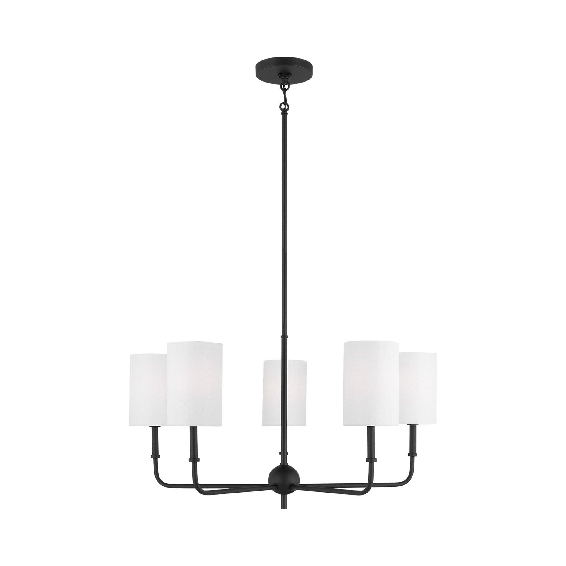 Rowley 5 Light Metal Dimmable Chandelier
