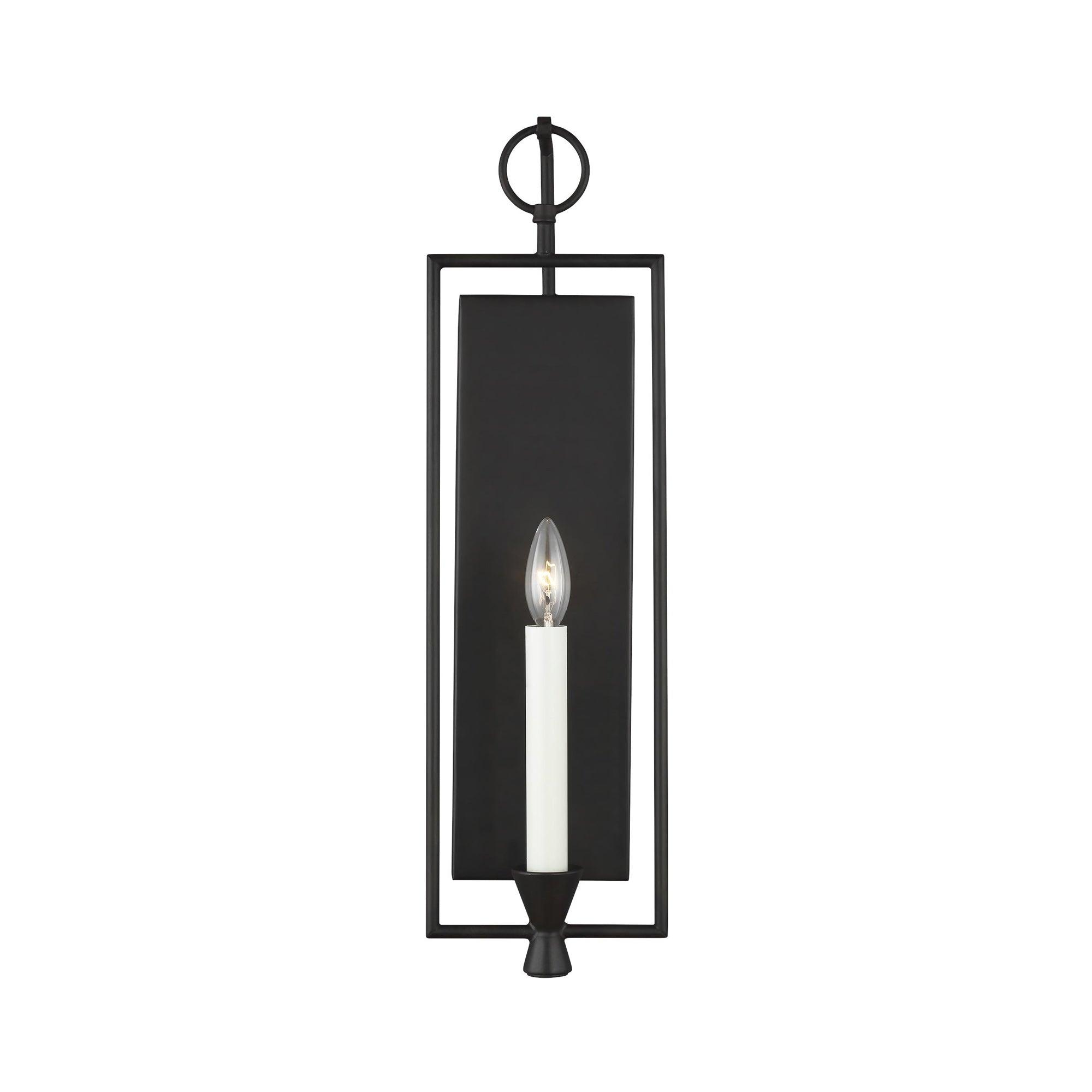 Keystone Aged Iron 1-Light Wall Sconce with Rustic Charm