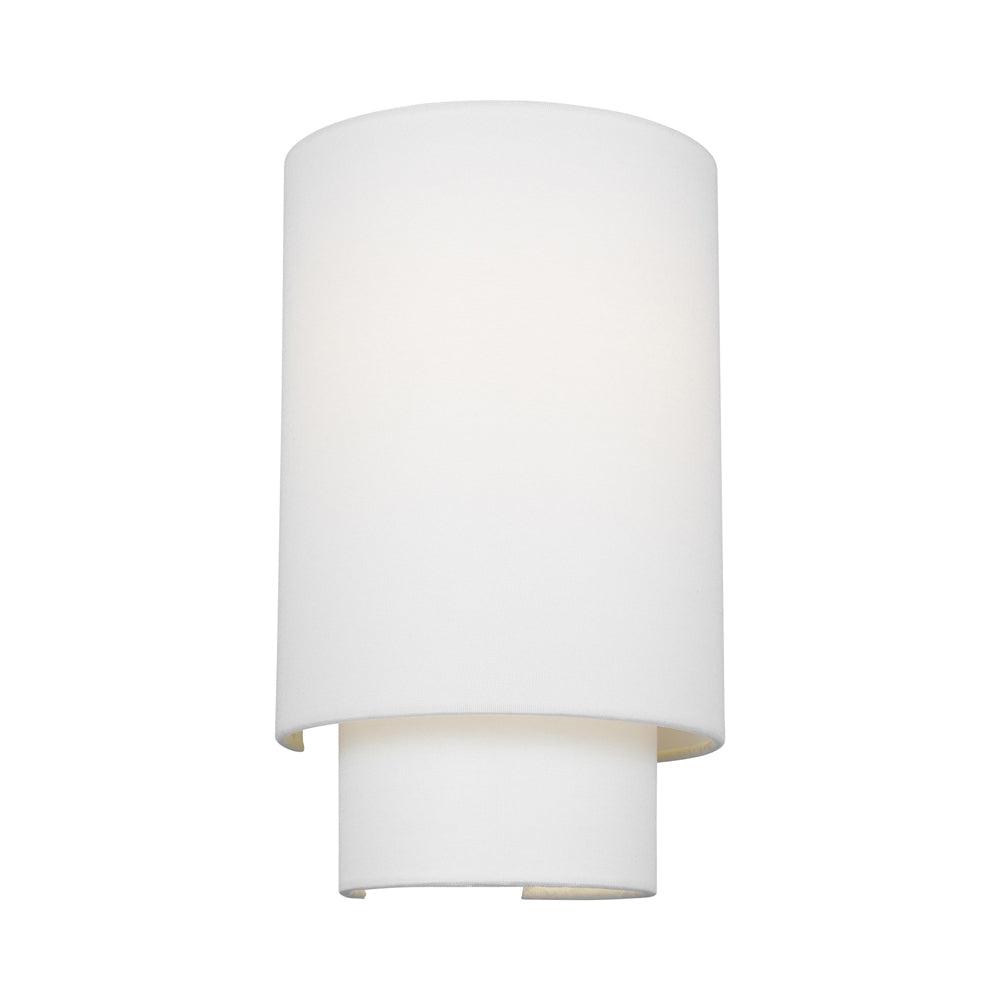Sawyer Polished Nickel Cylinder Direct Wired Sconce, 14.13 in