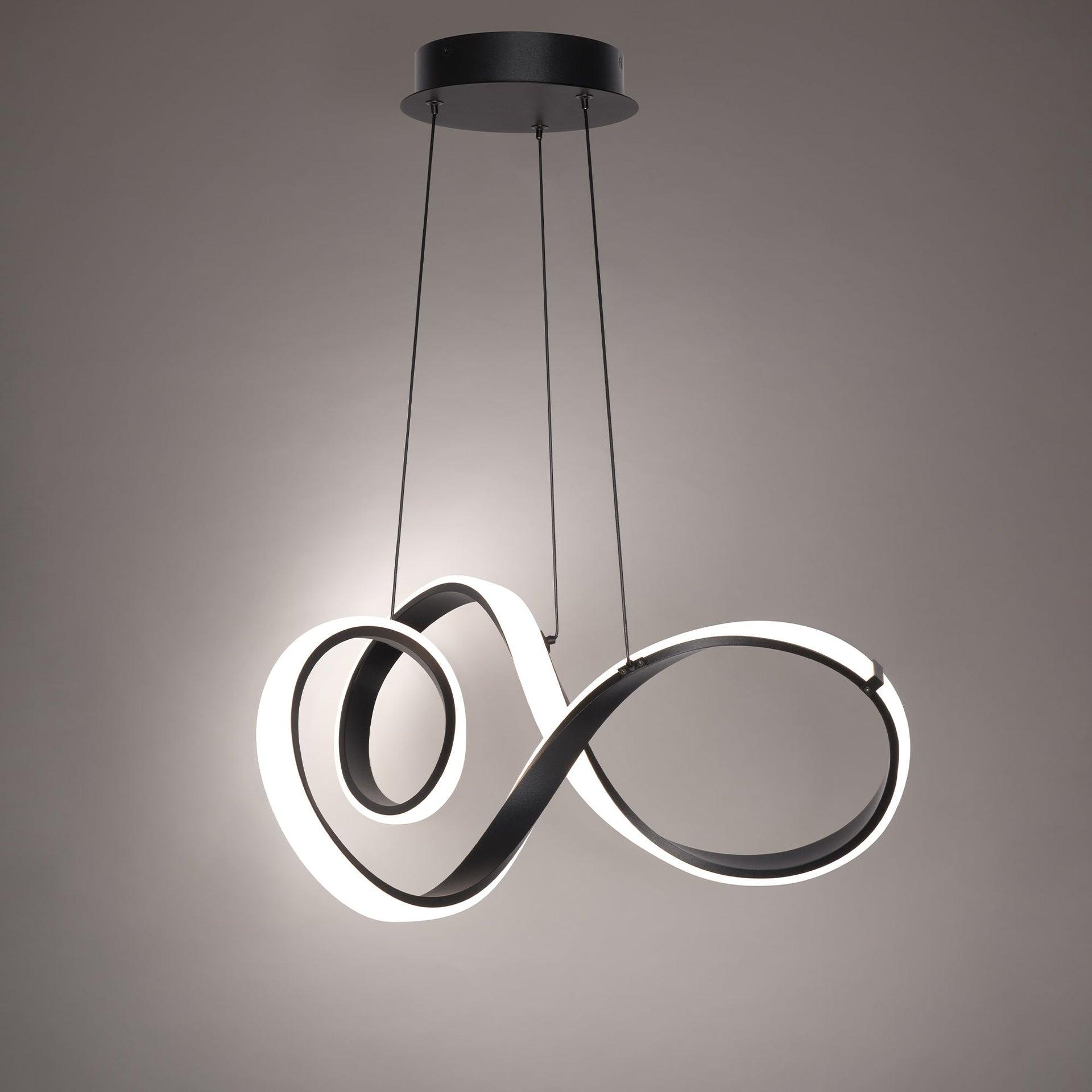 Vornado 1 - Light Chrome LED Novelty Pendant