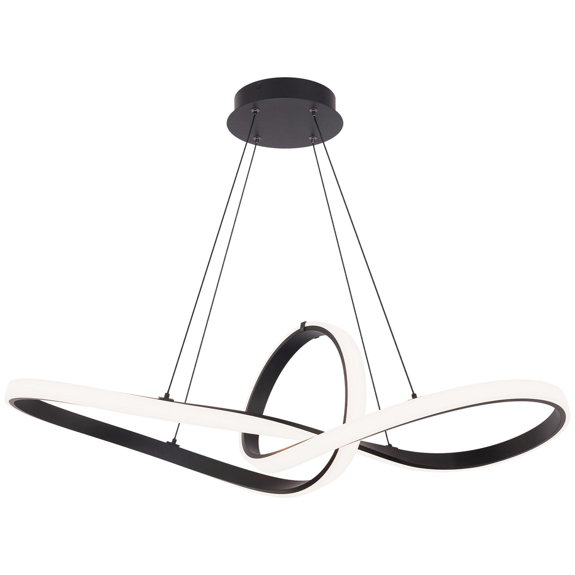Vornado Black Silicone Shade LED Pendant Light