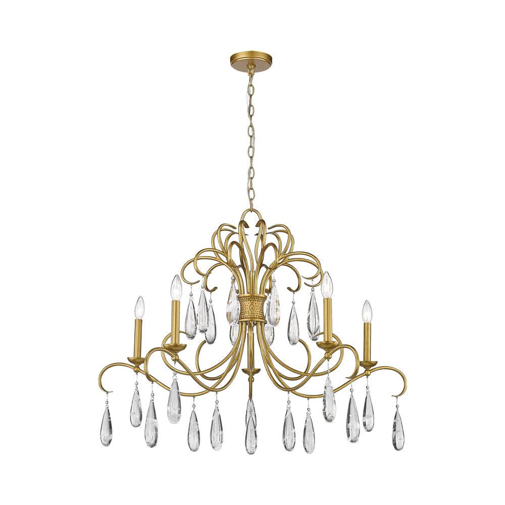 Z-Lite Amara 5 - Light Chandelier in  Gilded Gold
