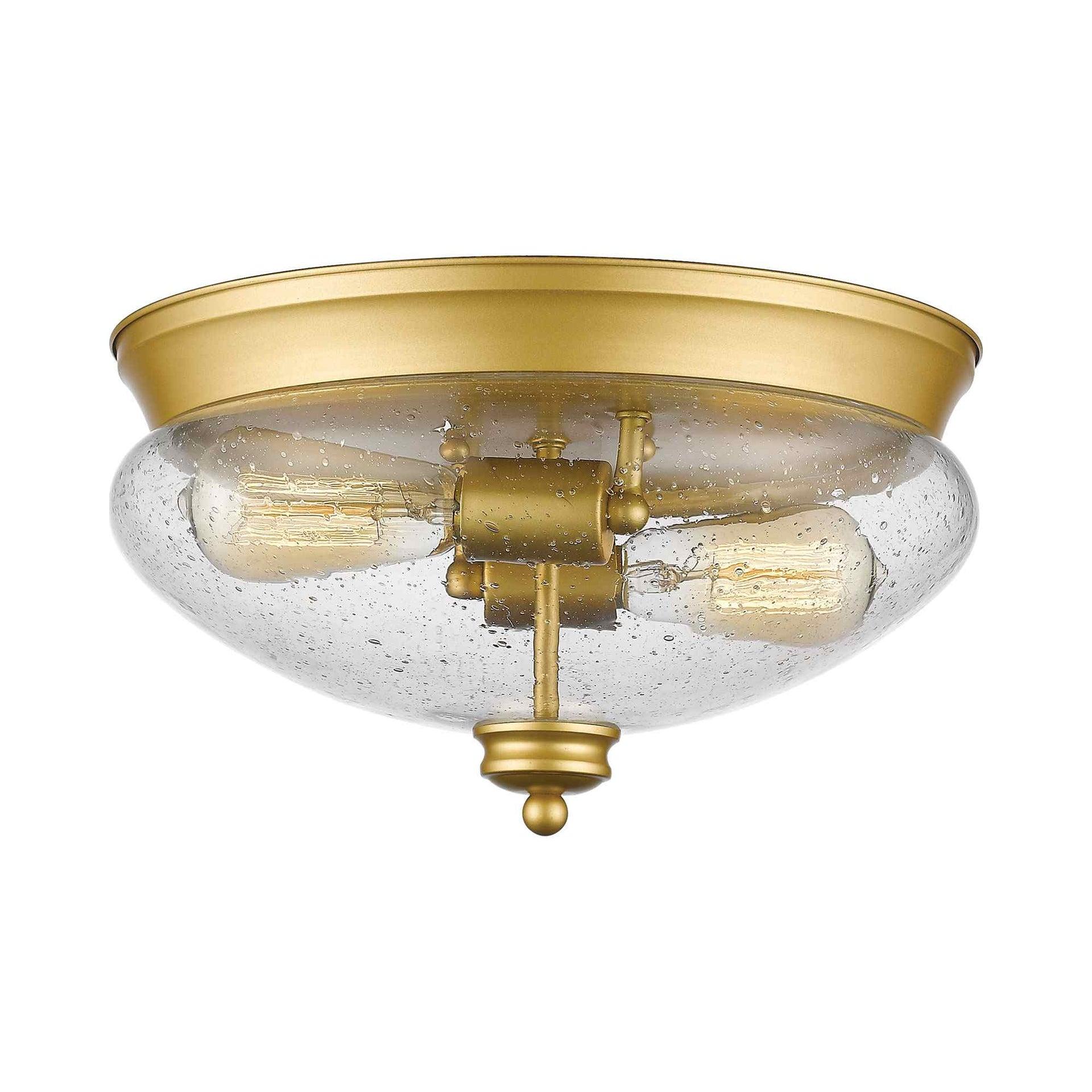 Z-Lite - Amon - 2 Light Flush Mount in Traditional Style - 13 Inches Wide by 7.5