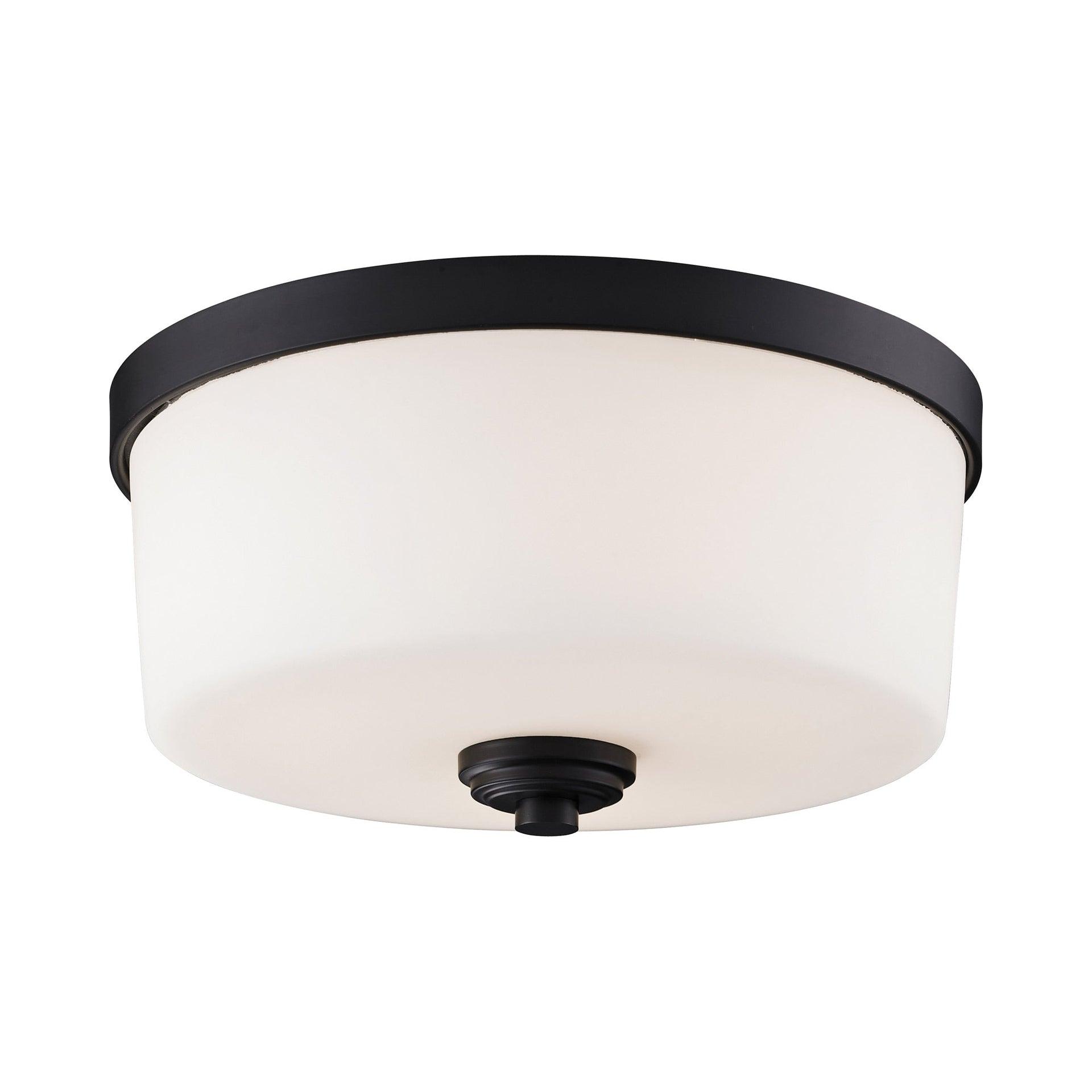 Z-Lite Arlington 3 - Light Flush Mount in  Bronze