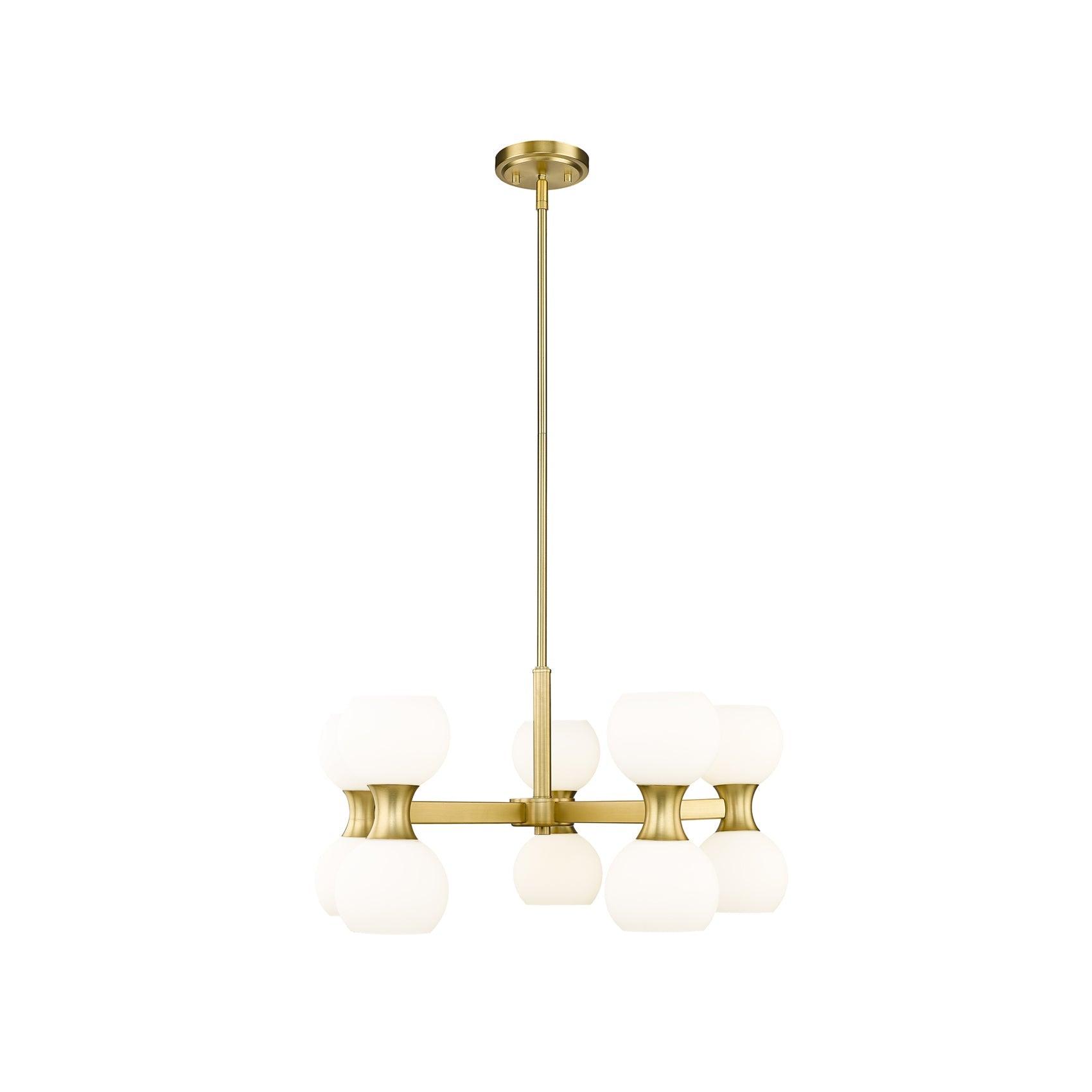 Z-Lite Artemis 10 - Light Chandelier in  Modern Gold
