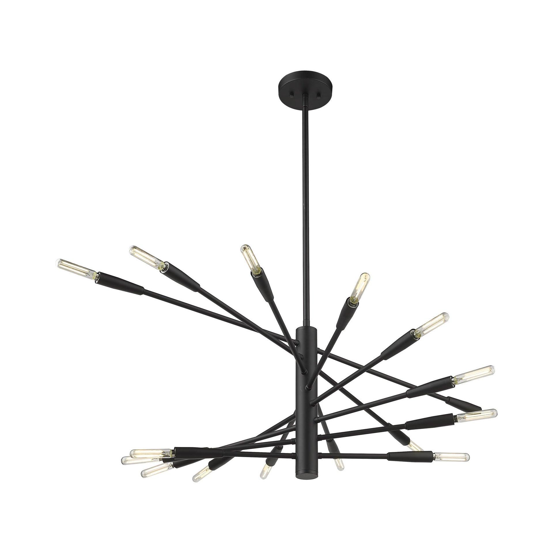 Z-Lite Ascension 16 - Light Chandelier in  Matte Black