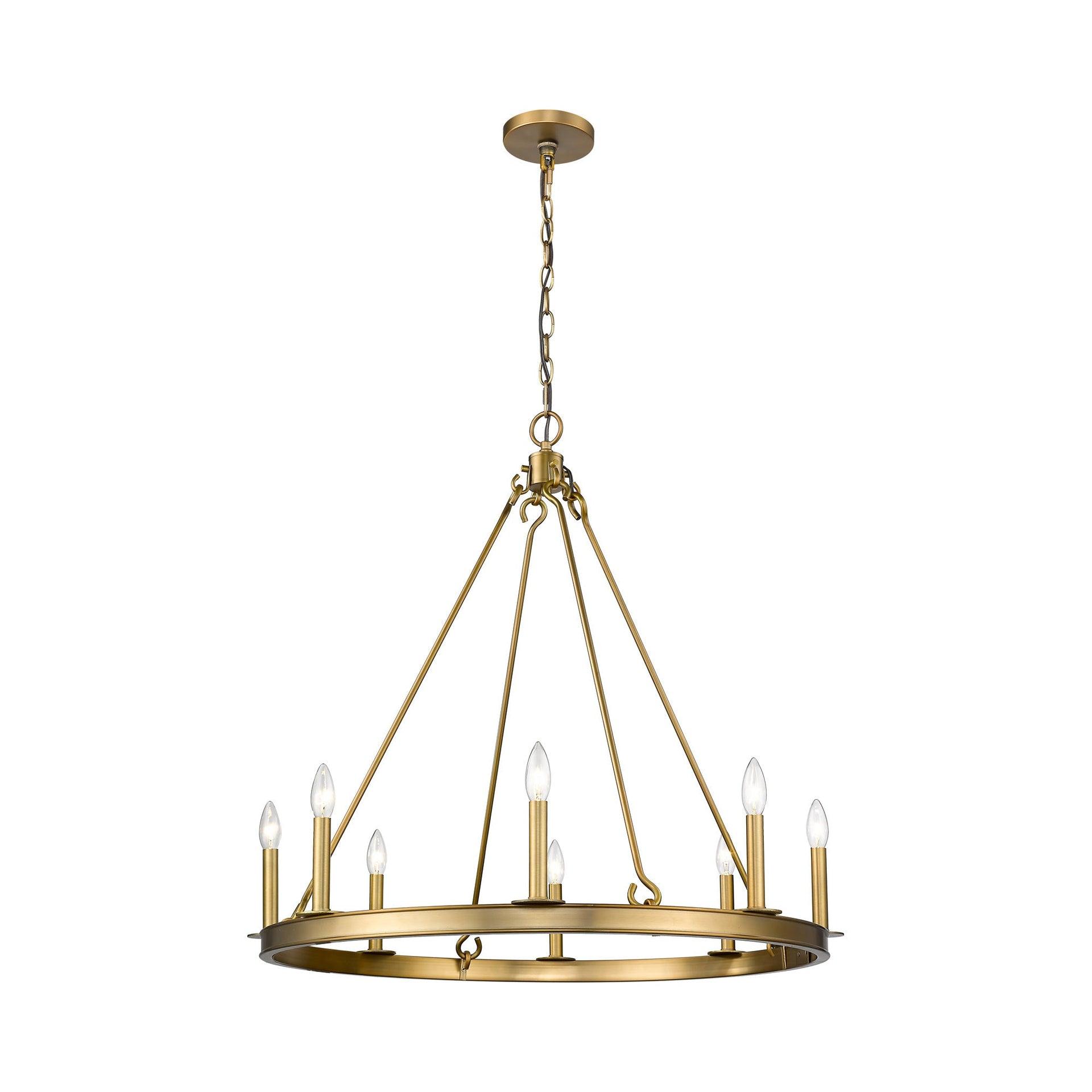 Z-Lite Barclay 8 - Light Chandelier in  Olde Brass