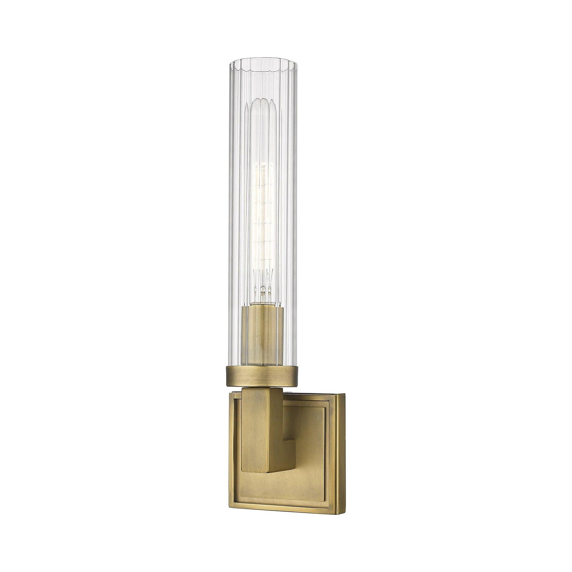 Z-Lite Beau 1 - Light Wall Light in  Rubbed Brass